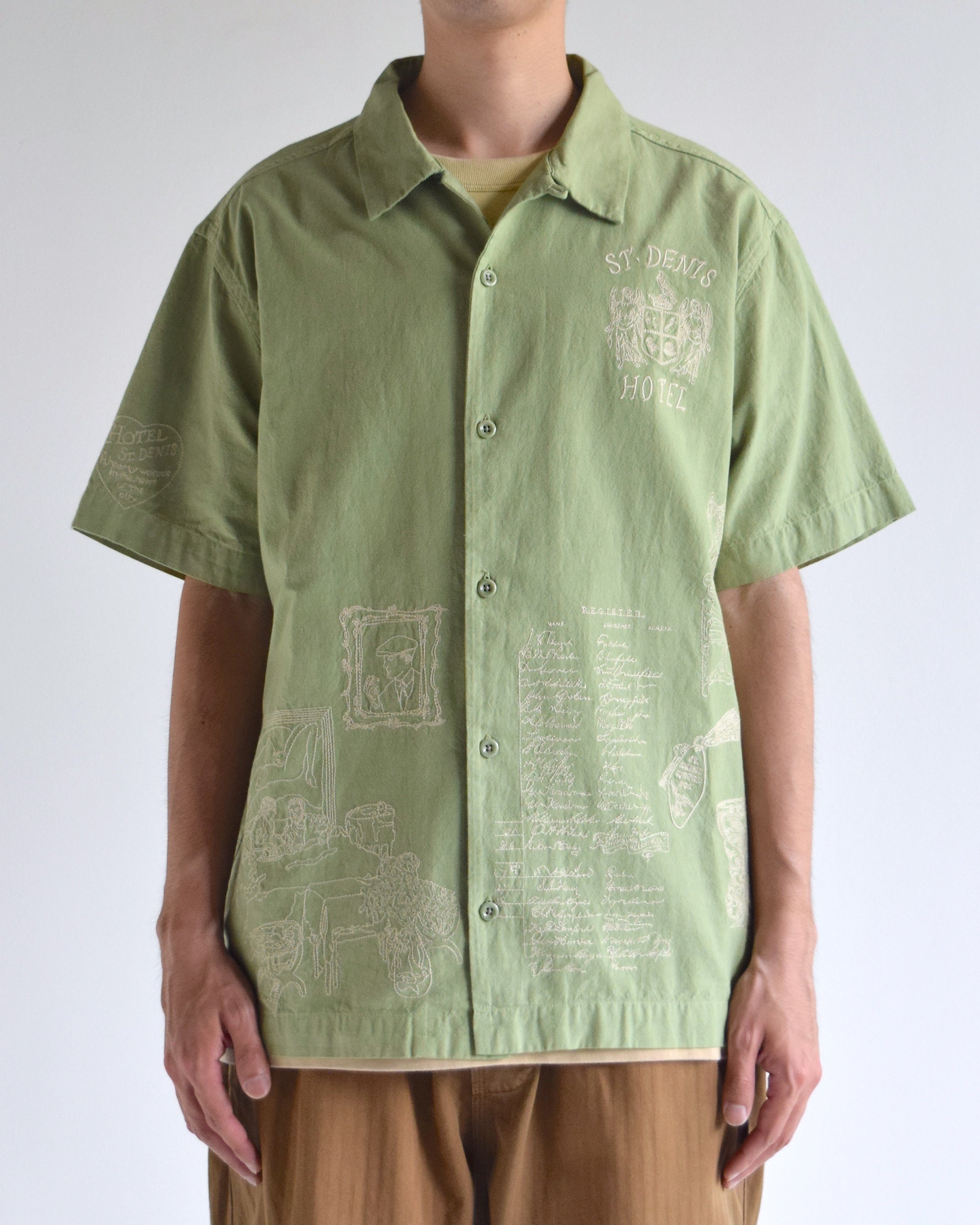 samuel zelig / Hotel Camp Shirt - Mint Green