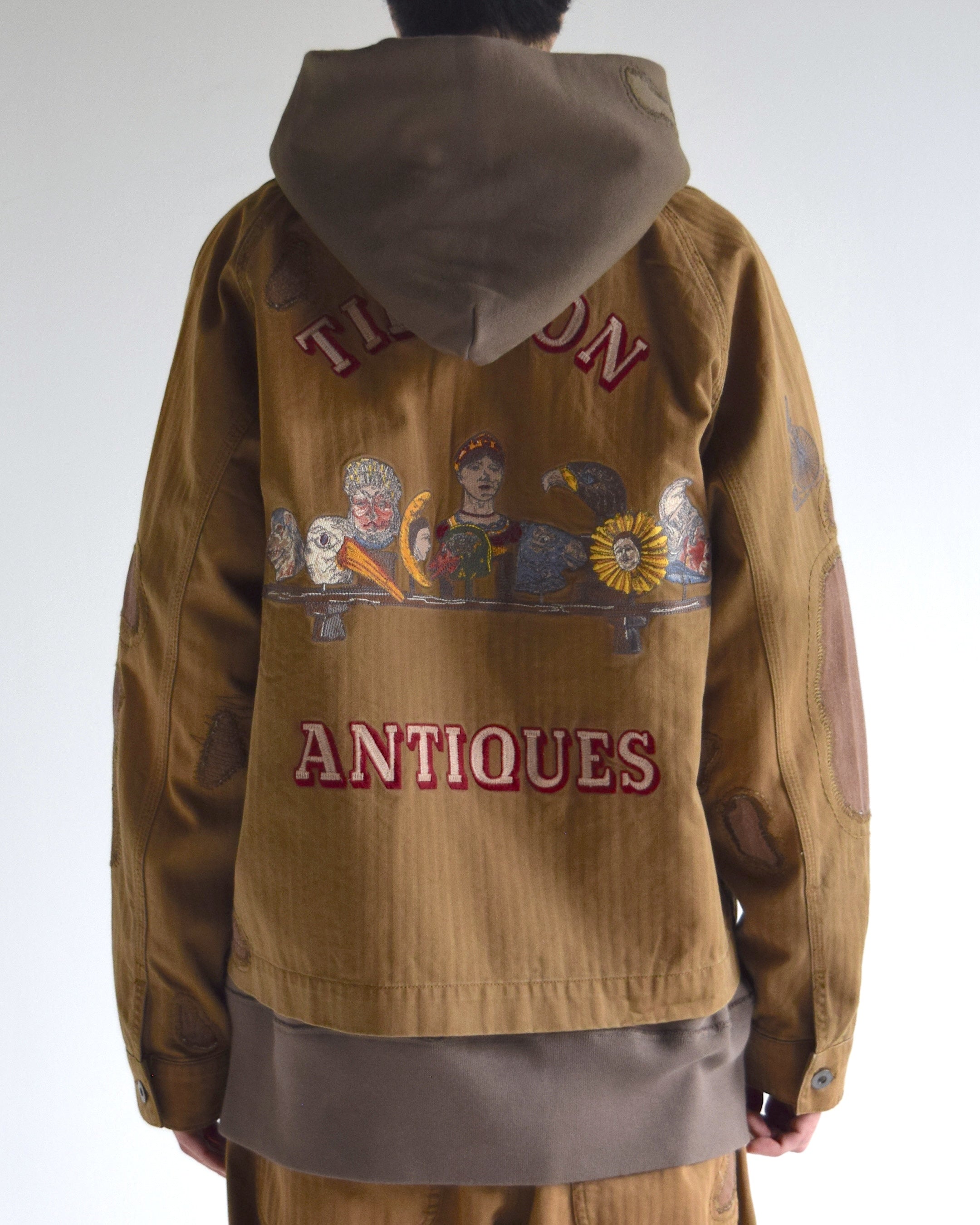 samuel zelig / Antique Zip Jacket - Brown