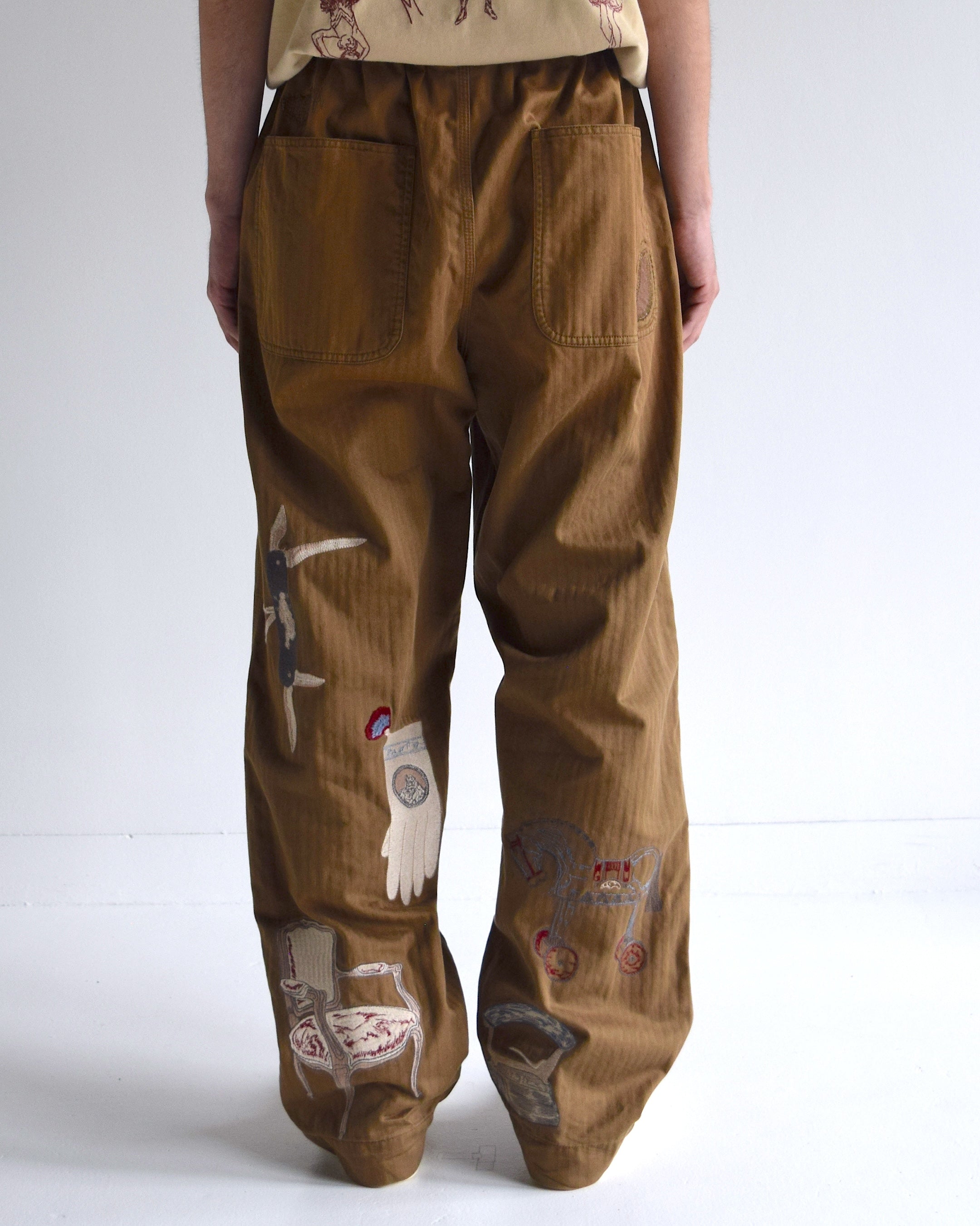 samuel zelig / Antique Pant - Brown