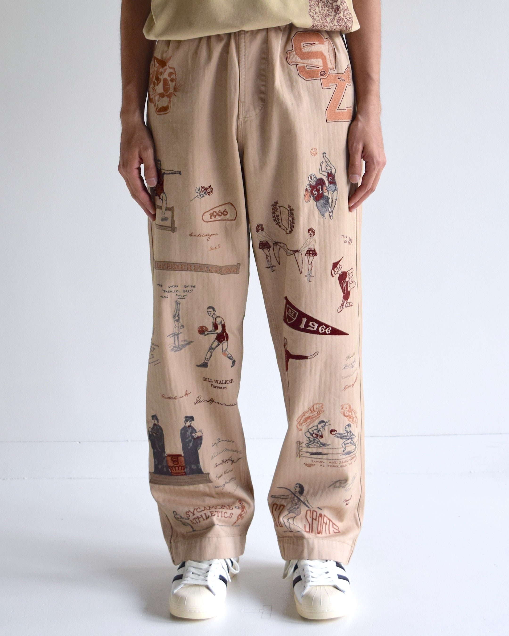 samuel zelig / Yearbook Pant - Smoke Taupe