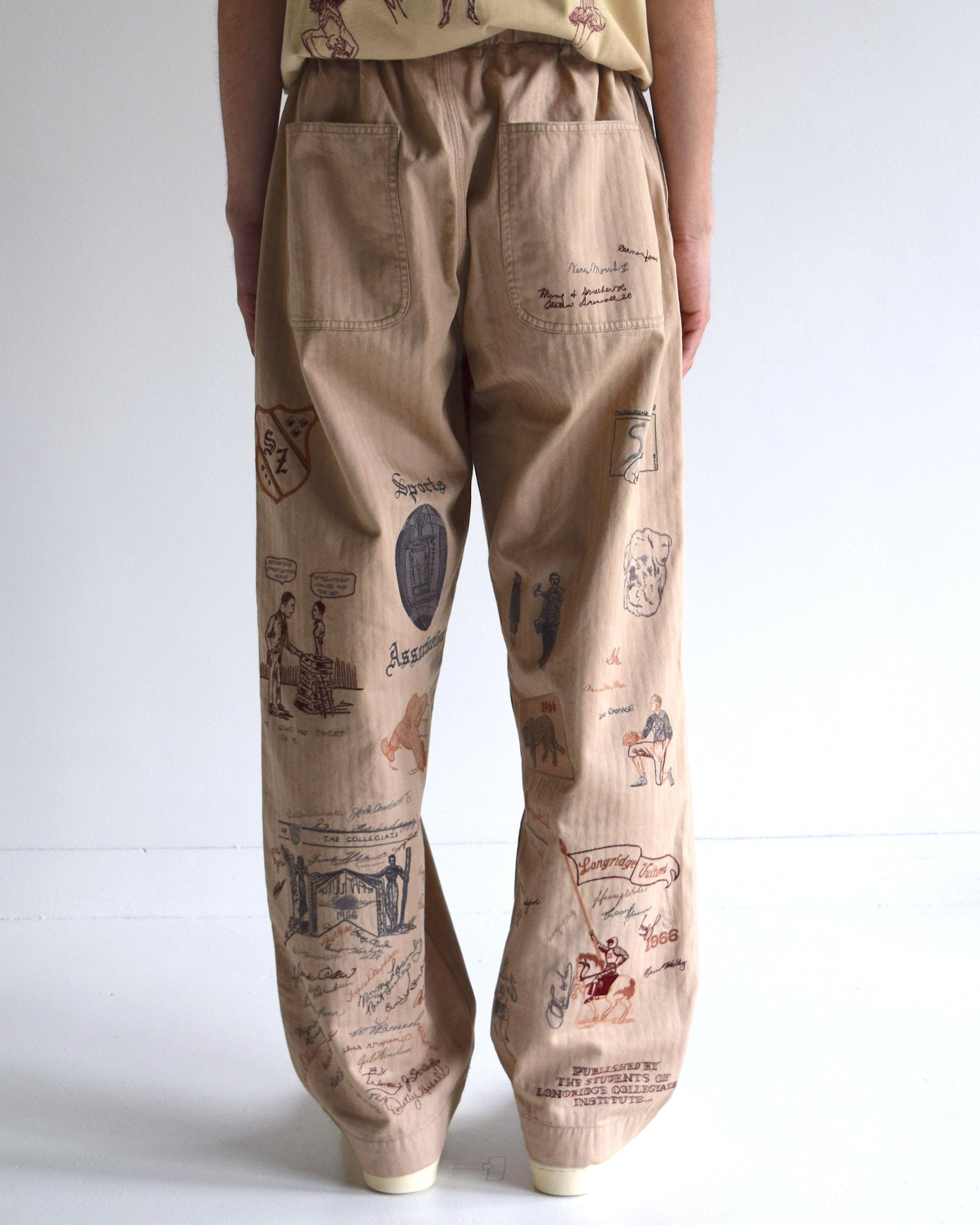 samuel zelig / Yearbook Pant - Smoke Taupe