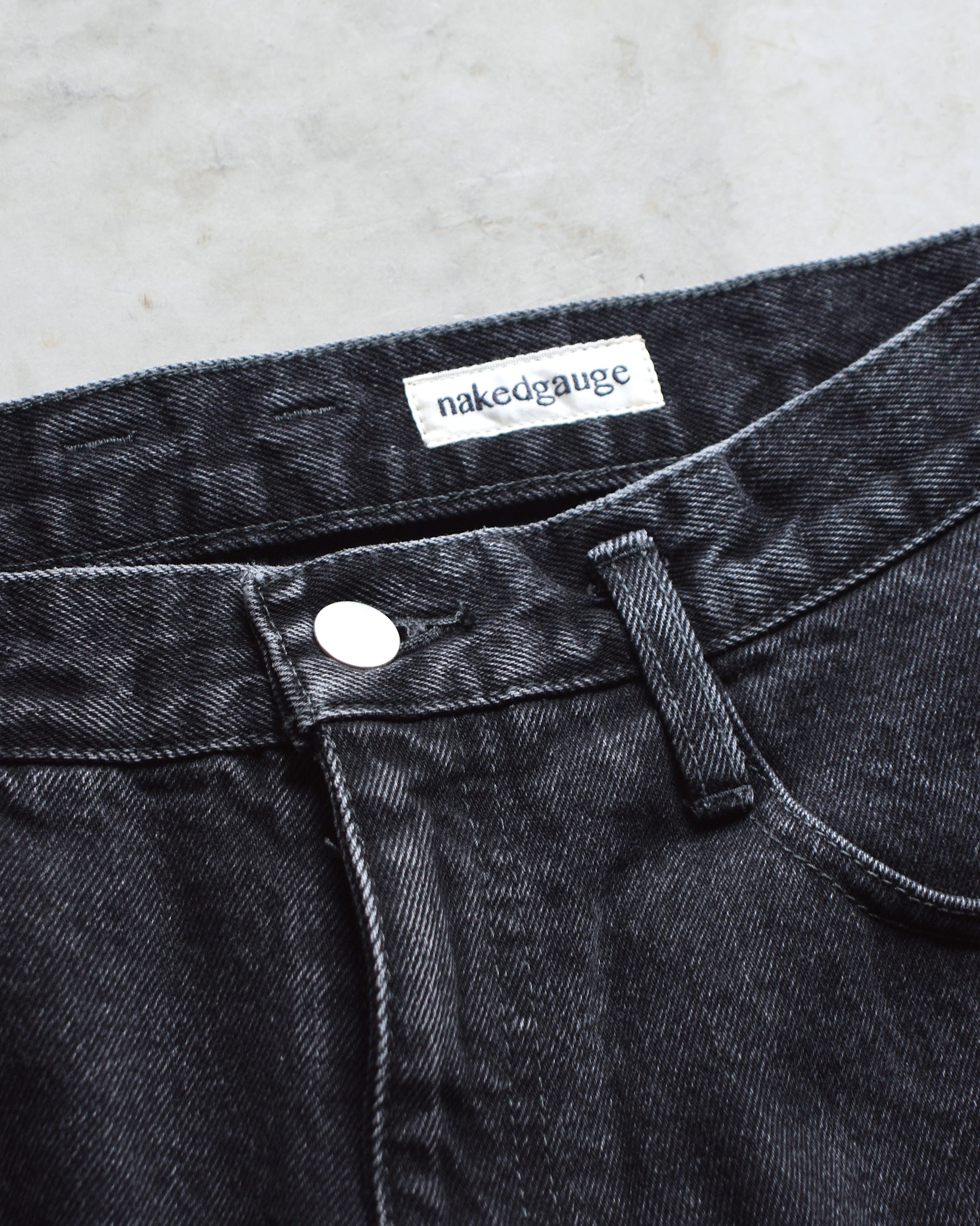 nakedgauge / BLACK DENIM FD ASHLEY JEANS - FD BLACK