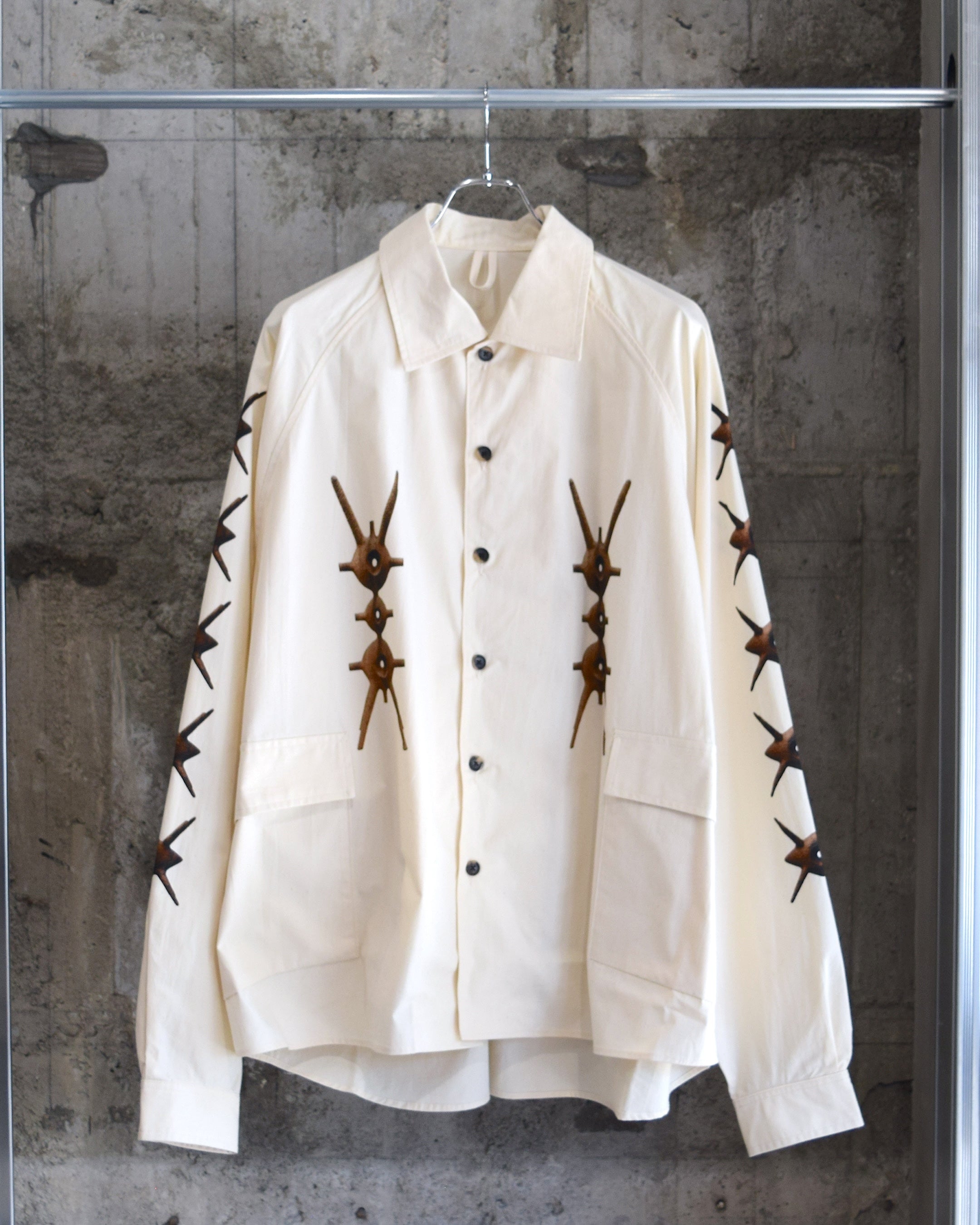 Sillage / big pocket overshirt - aleph geddis