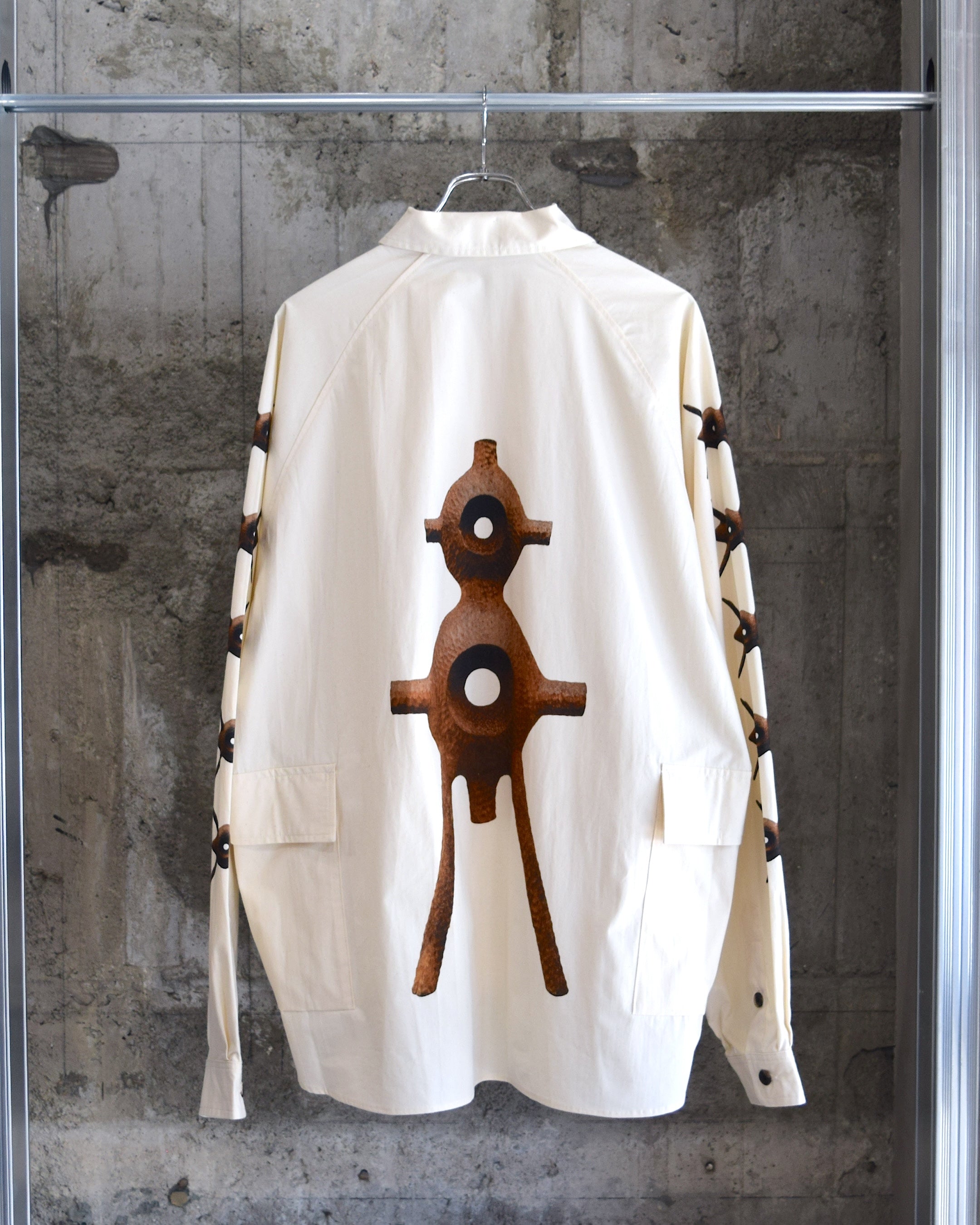 Sillage / big pocket overshirt - aleph geddis
