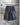 Sillage / circular short pants black denim one wash damage - BLACK