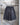 Sillage / circular short pants black denim one wash damage - BLACK