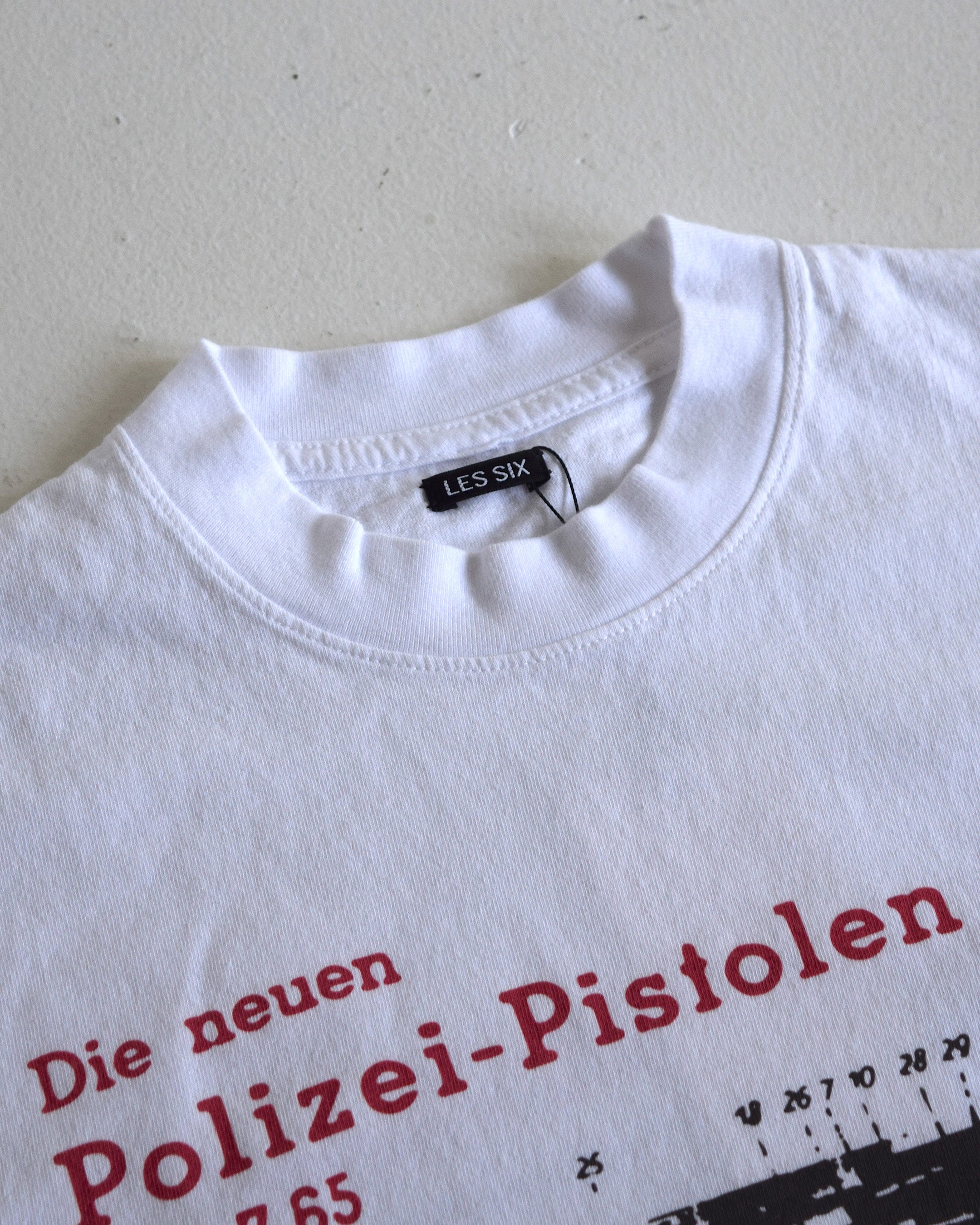 LES SIX / Gun catalogue Tee - WHITE