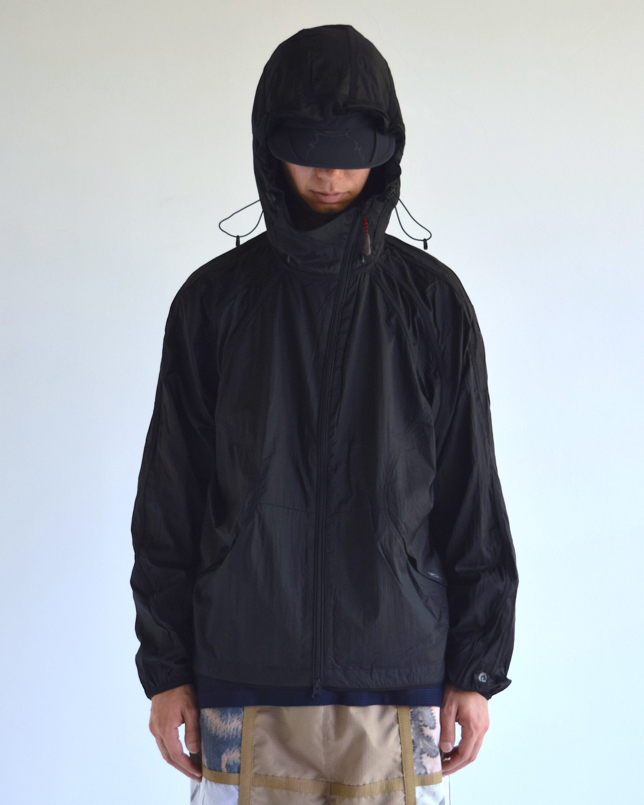 Somewhere Outside / Multi Patchwork Webbing Jacket - BLACK