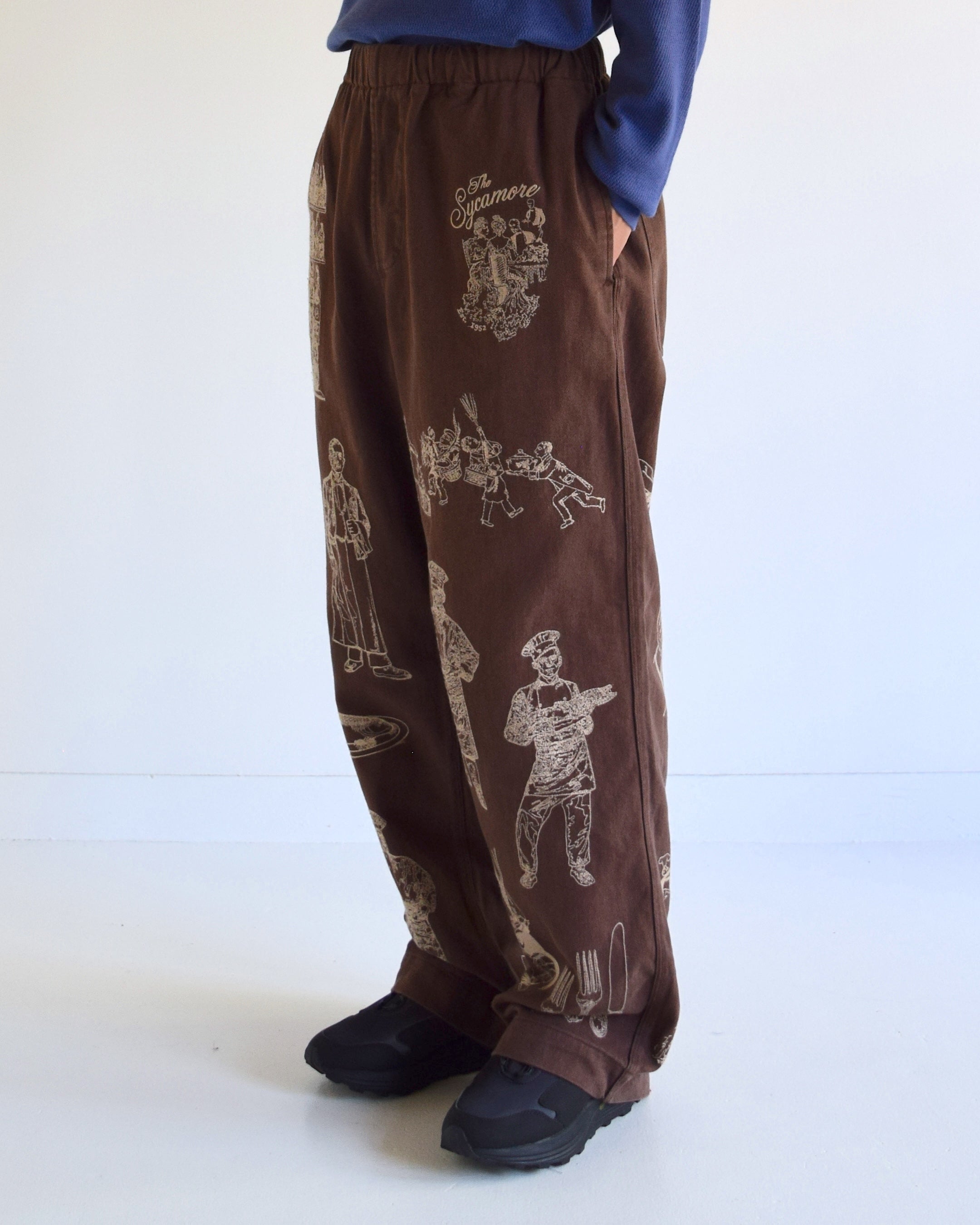 samuel zelig / Restaurant Pant - Brown