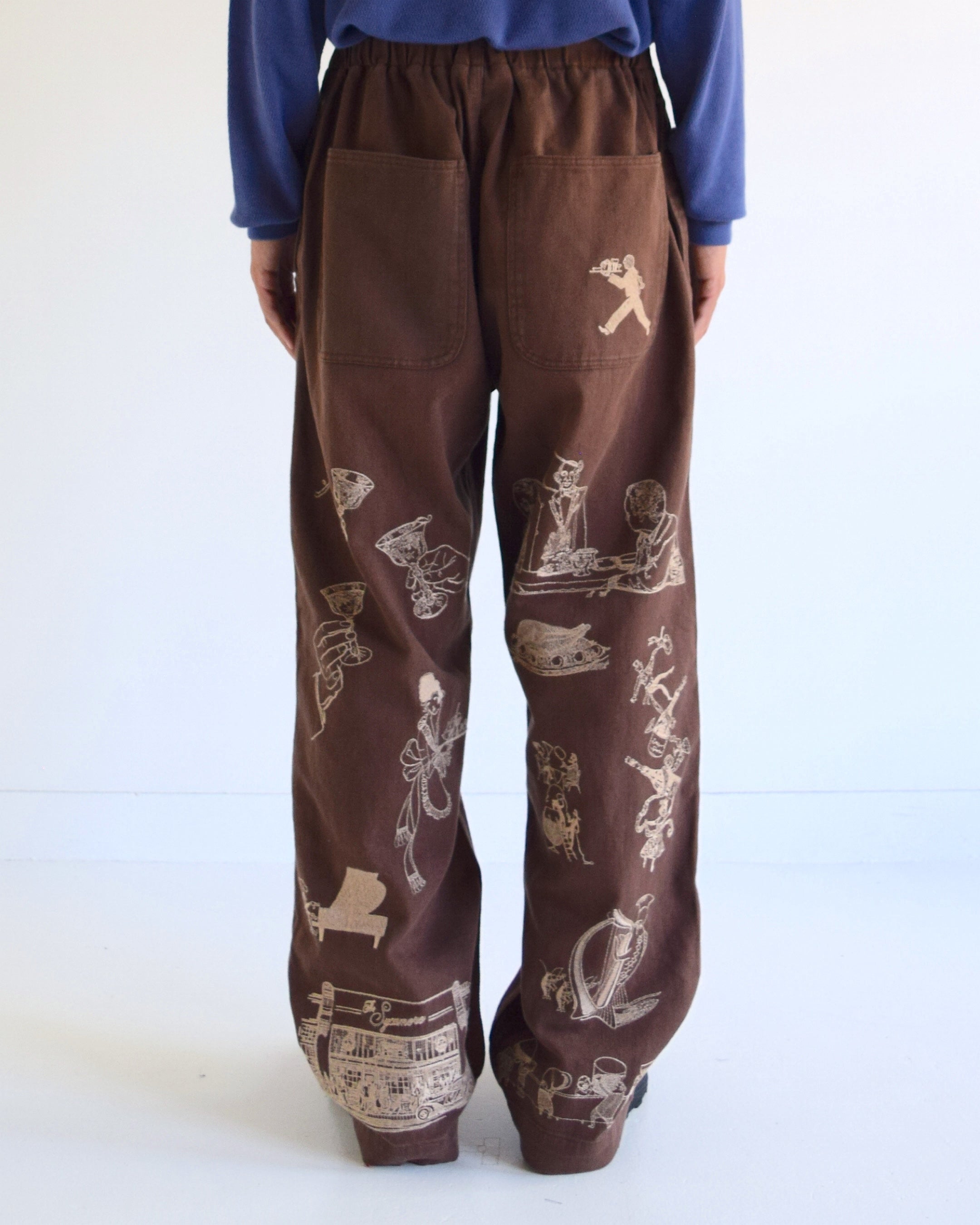 samuel zelig / Restaurant Pant - Brown