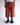BONKNOW FREAKS / Double Knee Tactical Sweat Shorts - DARK ORANGE