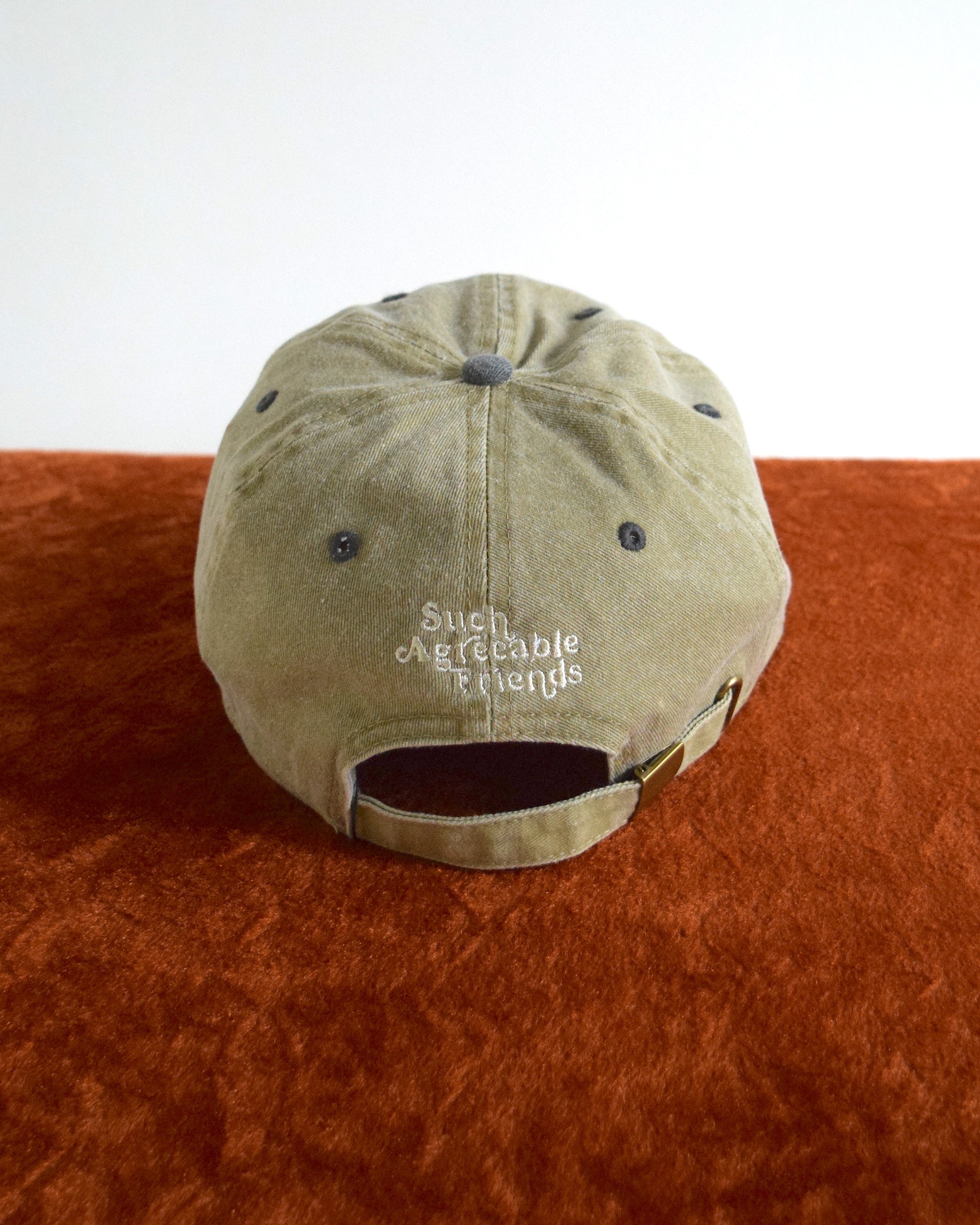 loosejoints / CLAY ARLINGTON - "FAWAloose" BASEBALL CAP - LIGHT BROWN