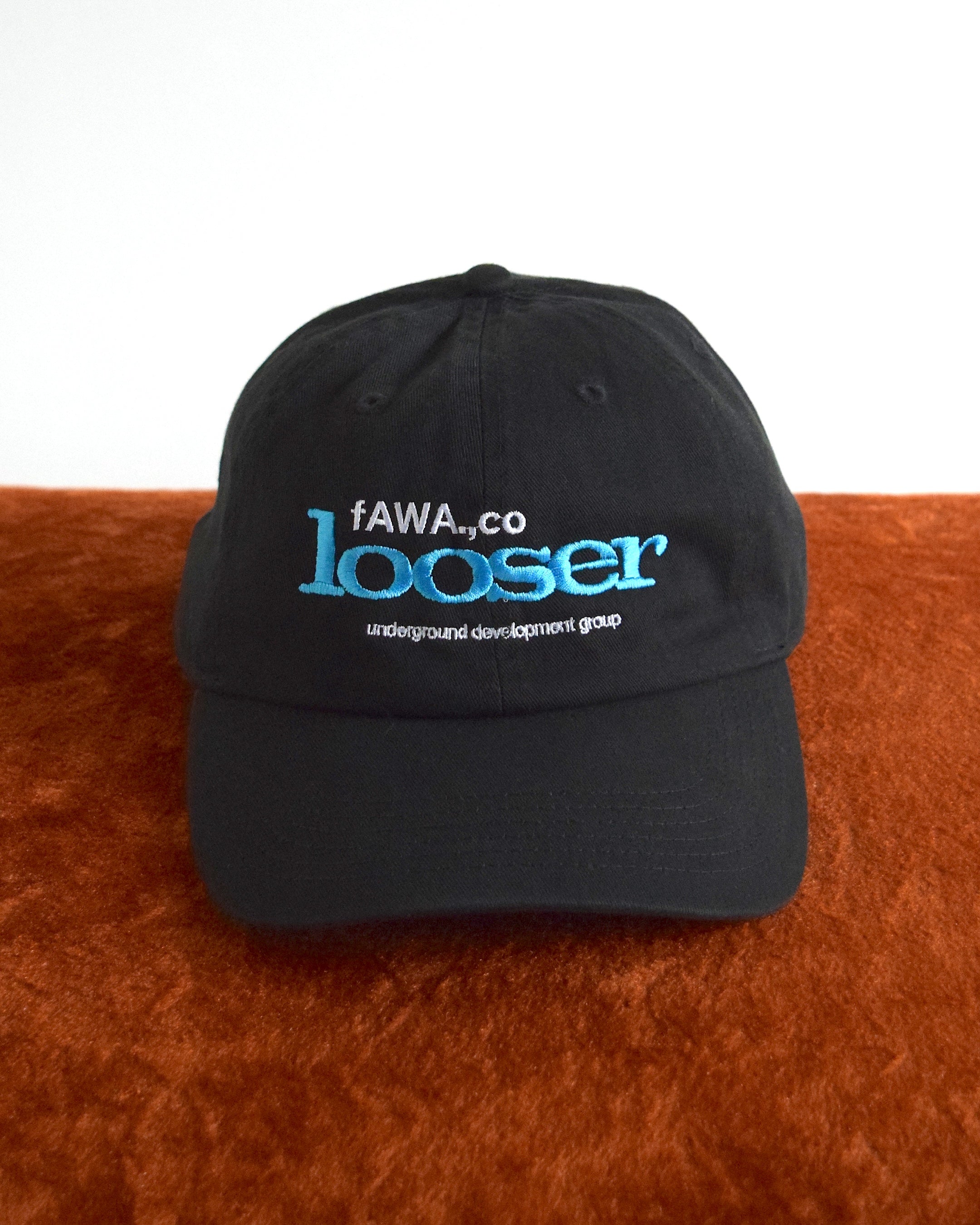 loosejoints / CLAY ARLINGTON - "looser" BASEBALL CAP - BLACK