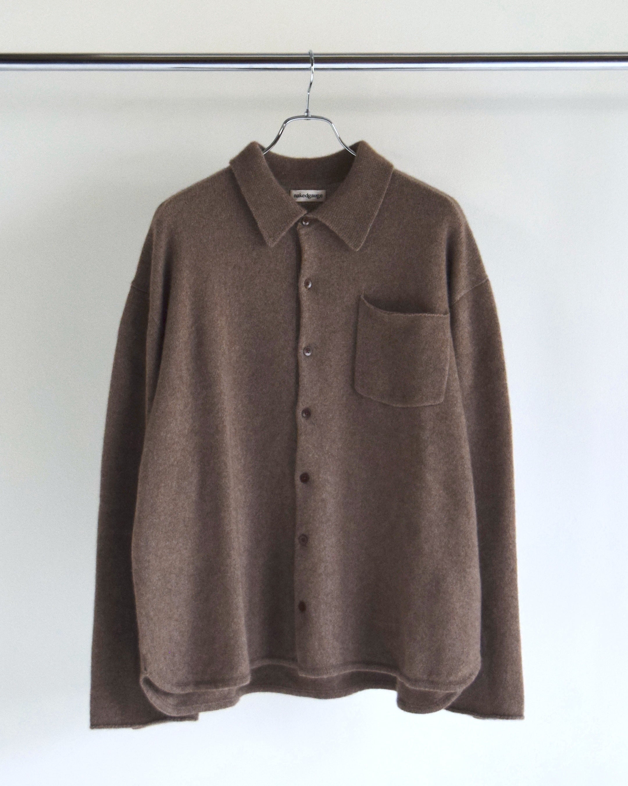 nakedgauge / COMFORT TOUCH KNIT REGULAR SHIRTS - SABLE