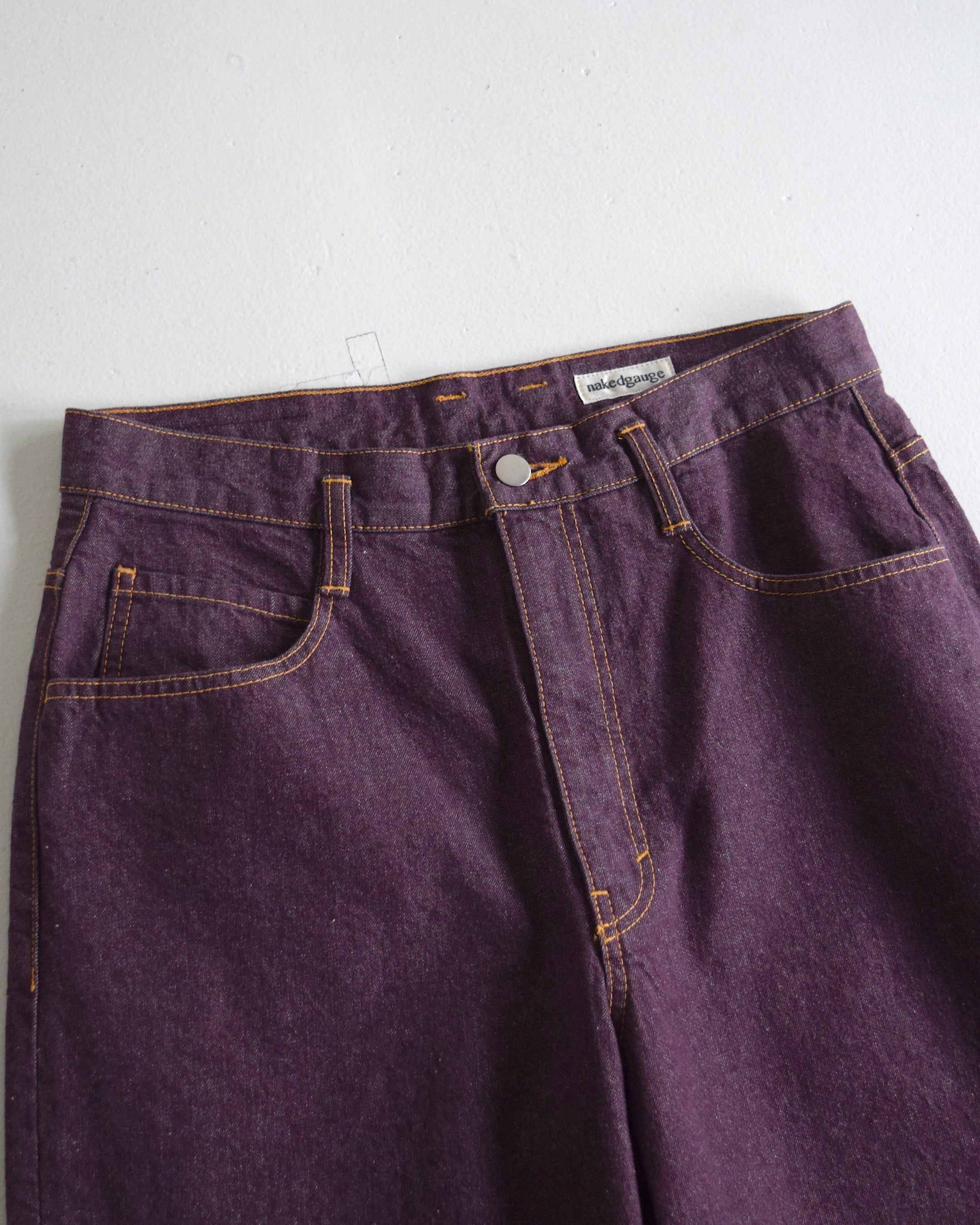 nakedgauge / COLOR DENIM ROBERTS - PURPLE