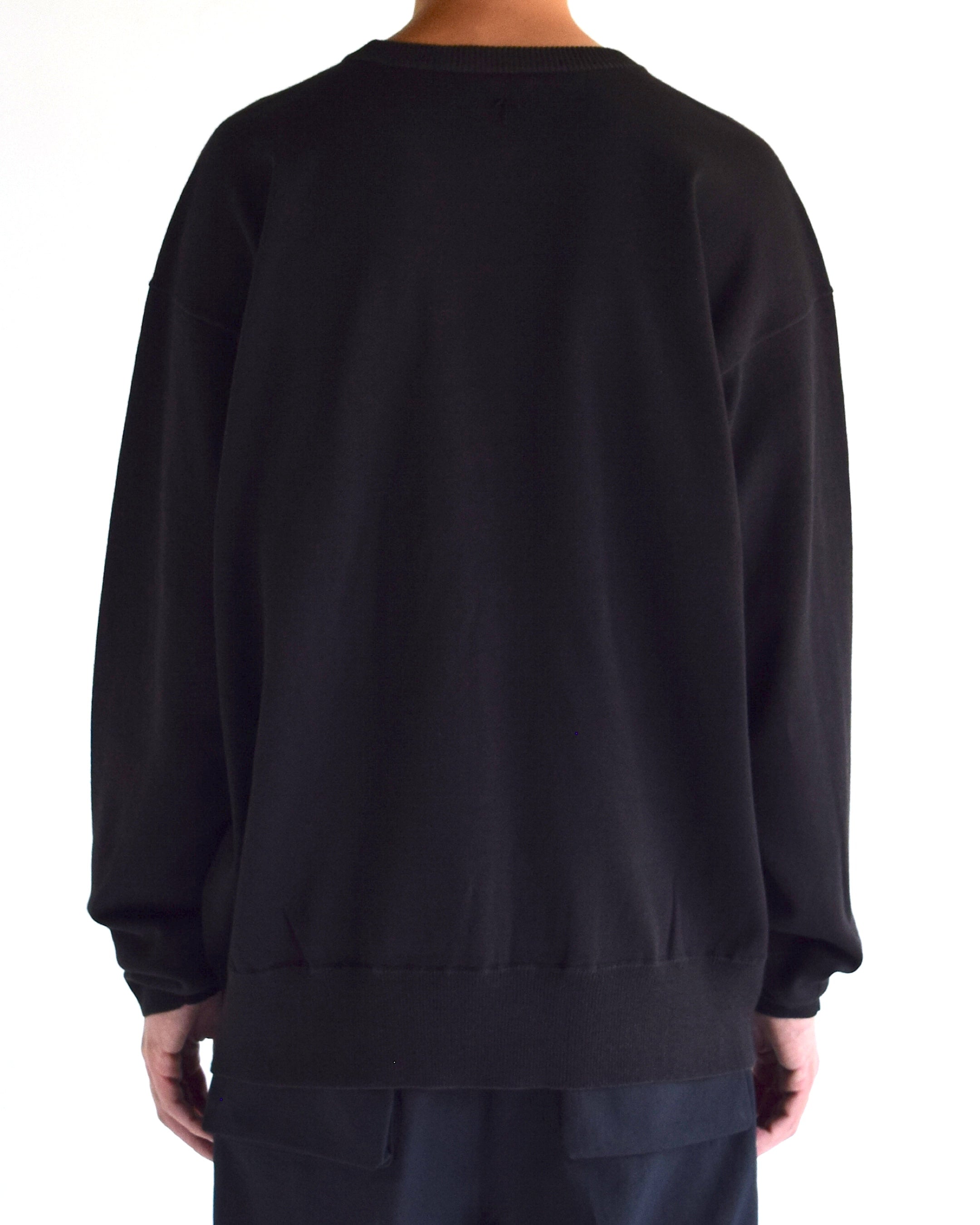 satou / "kimono ls knit" - kuro
