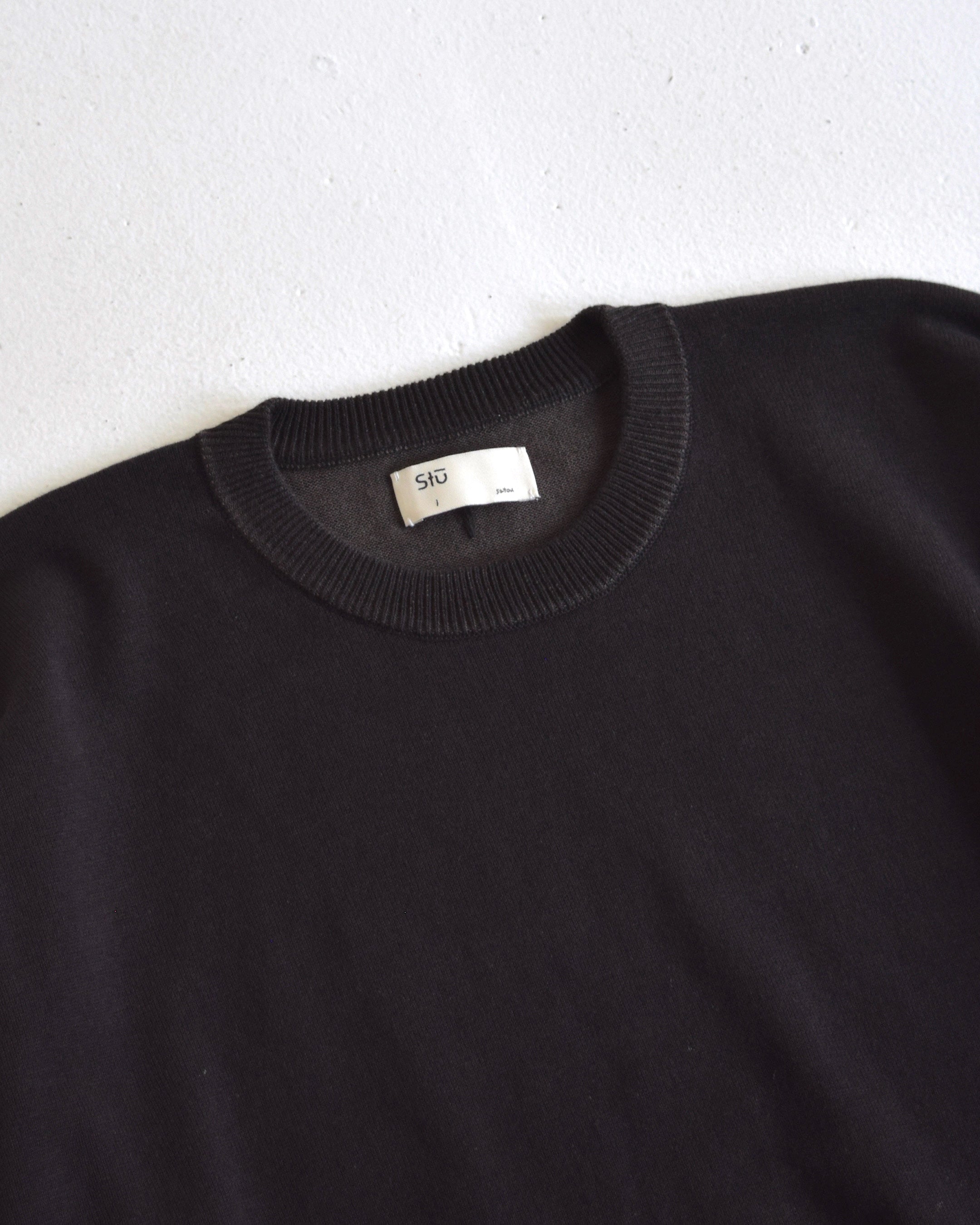 satou / "kimono ls knit" - kuro