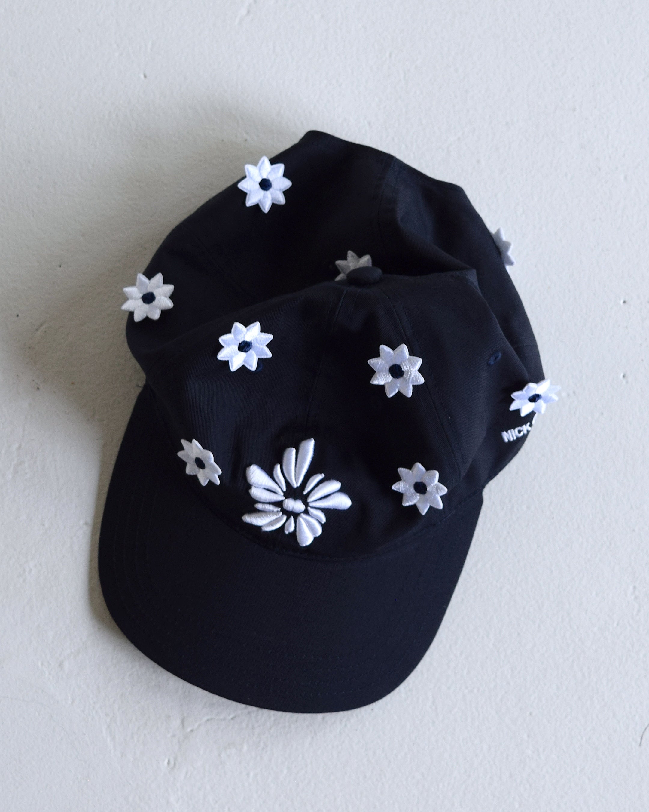 NICK GEAR / 3D Flower logo Cap - NAVY