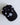 NICK GEAR / 3D Flower logo Cap - BLACK