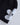 NICK GEAR / Flower logo beanie - BLACK