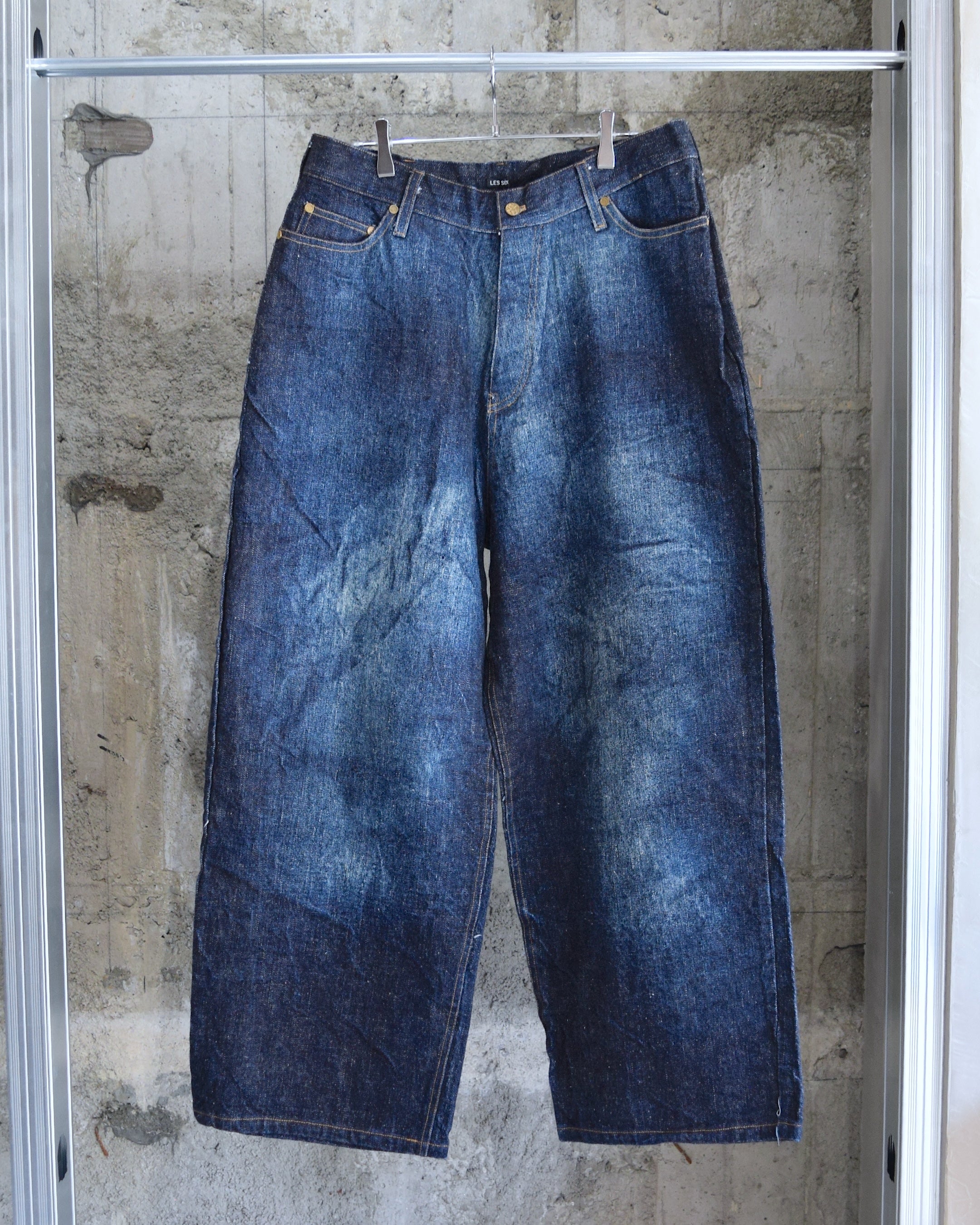 LES SIX / Patriots Denim Pants - INDIGO