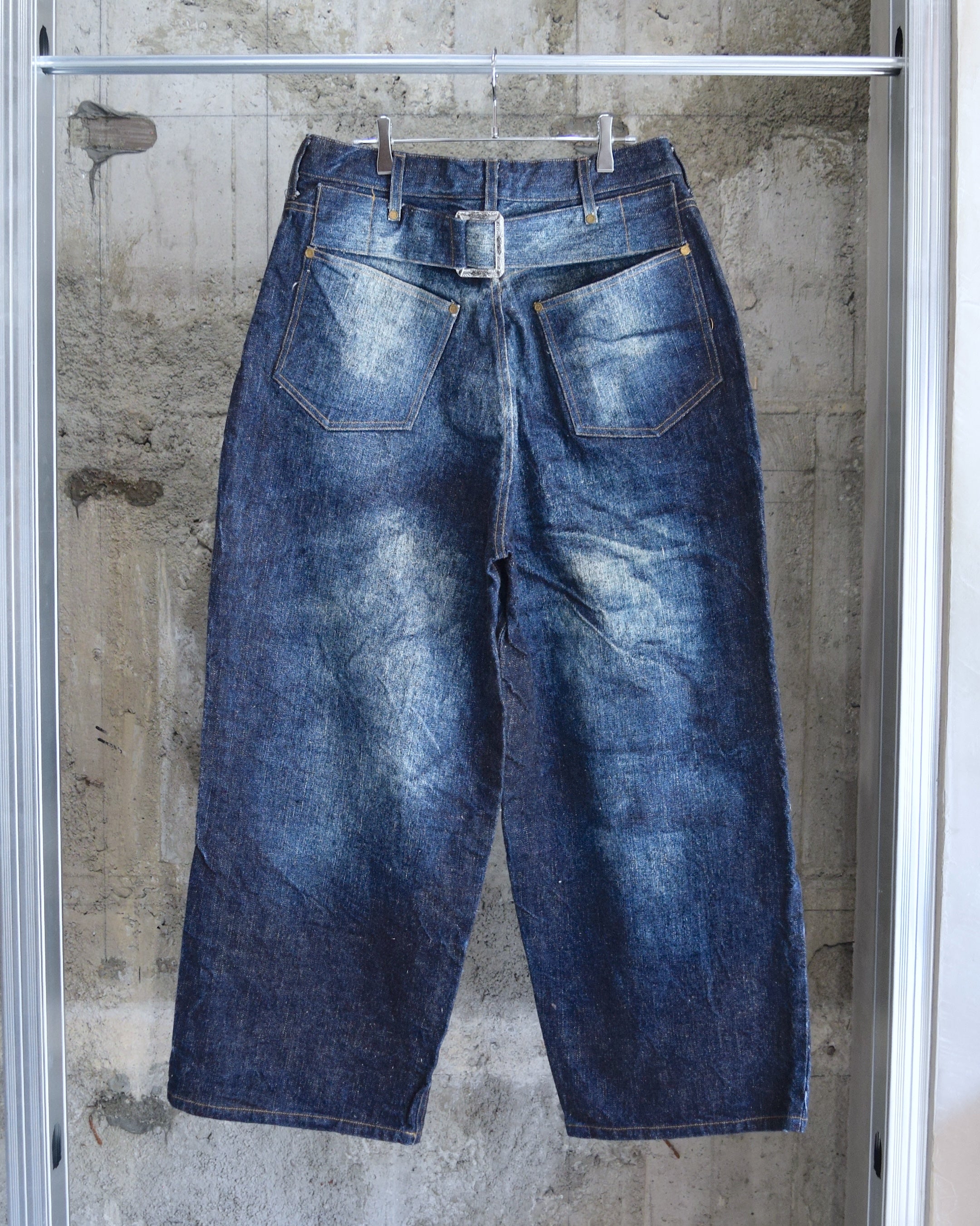 LES SIX / Patriots Denim Pants - INDIGO