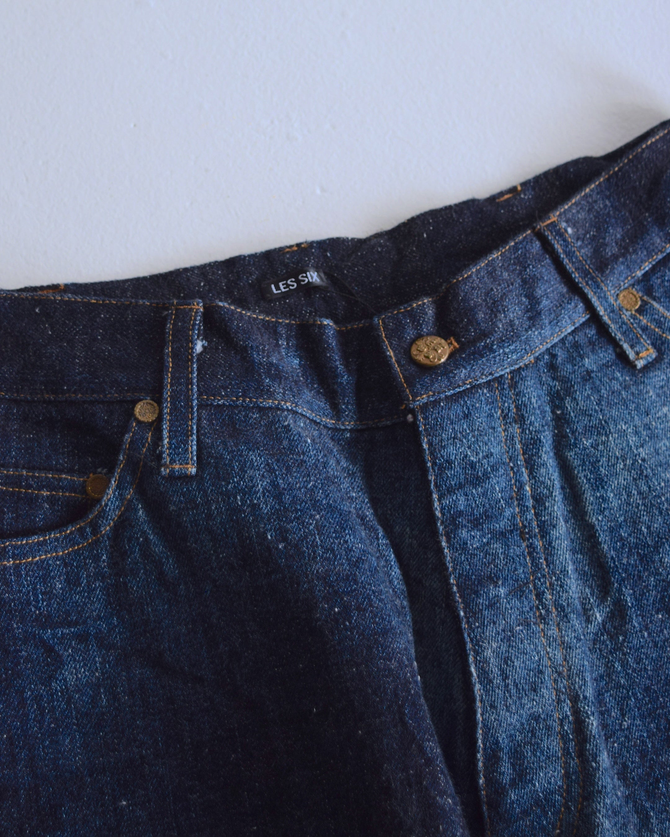 LES SIX / Patriots Denim Pants - INDIGO
