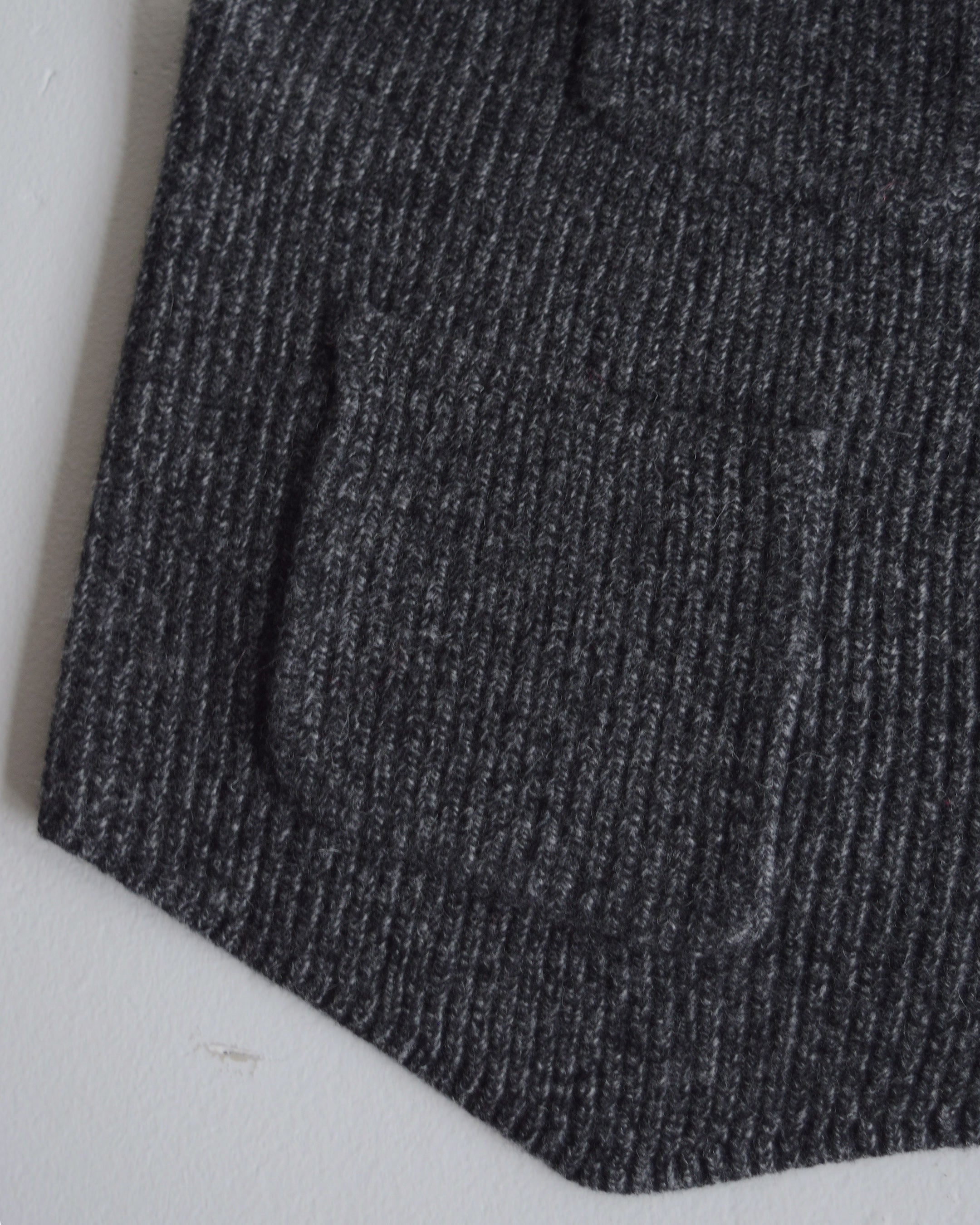 satou / "melange knit chokki" - sumi