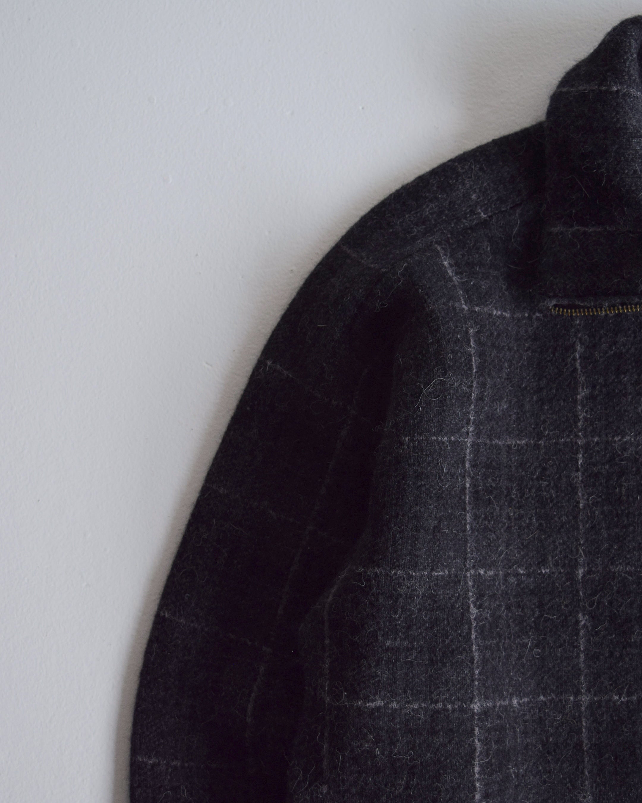 satou / "check drivers knit" - sumi