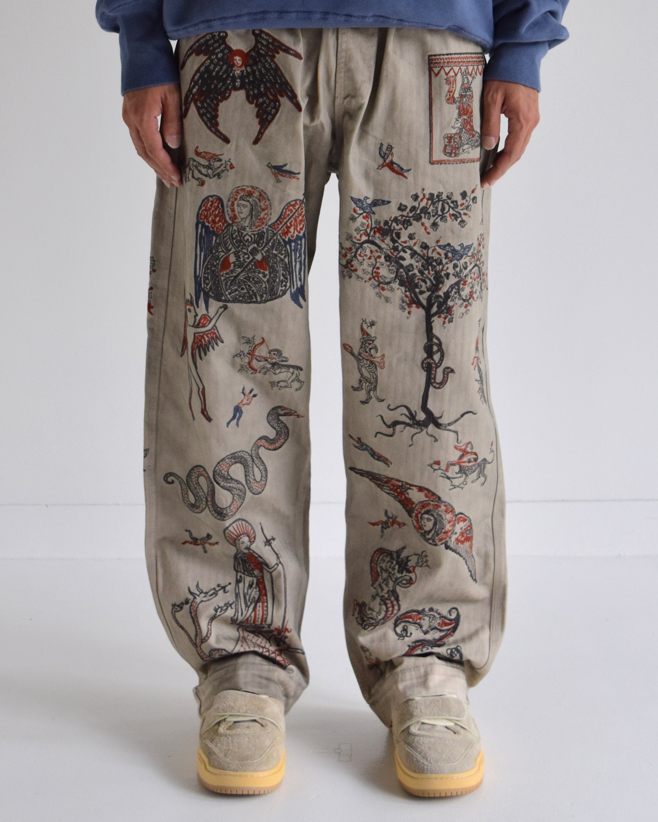 samuel zelig / Medieval Pant - SMOKE GREY