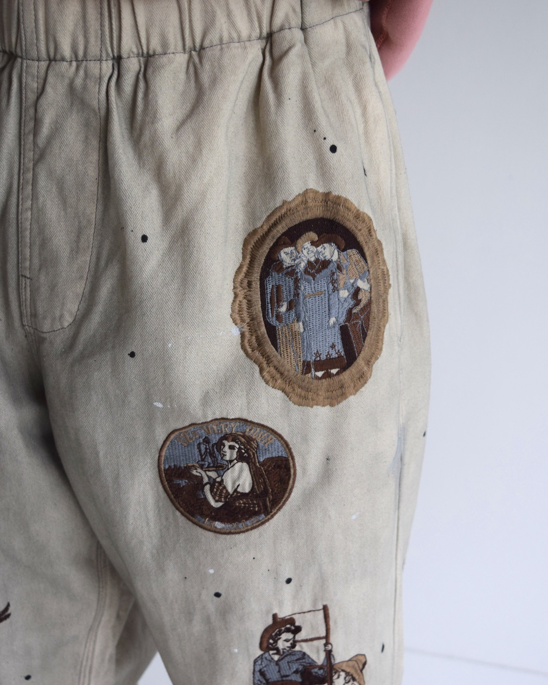 samuel zelig / Western Pant - SMOKE GREY