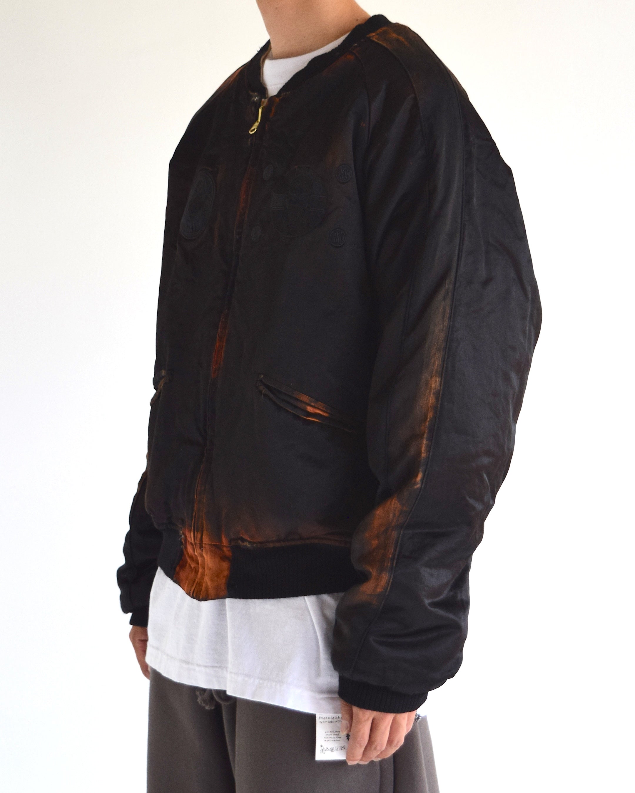 LES SIX / Orthodox Rebel Souvenir Jacket - Black / White