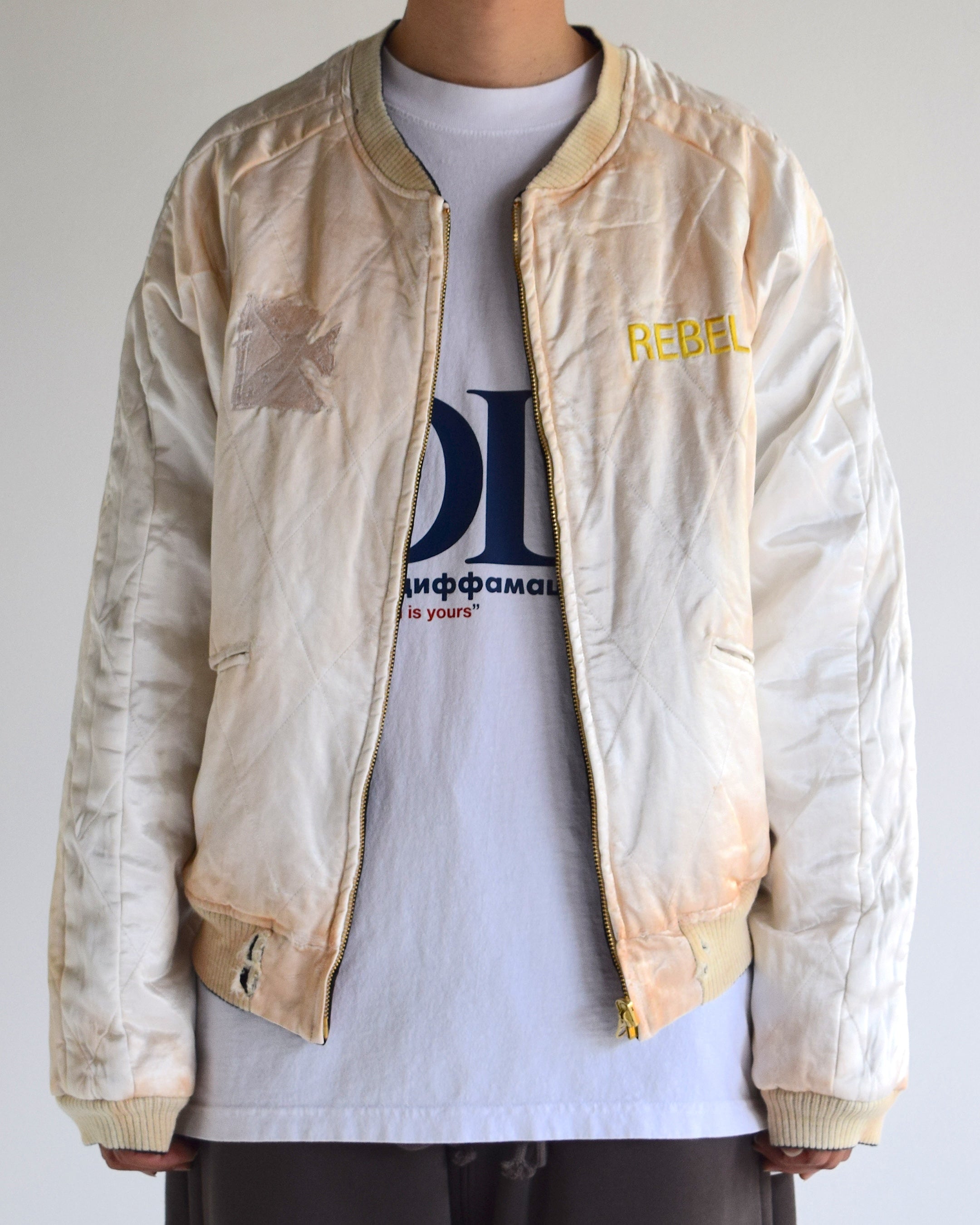 LES SIX / Orthodox Rebel Souvenir Jacket - Black / White