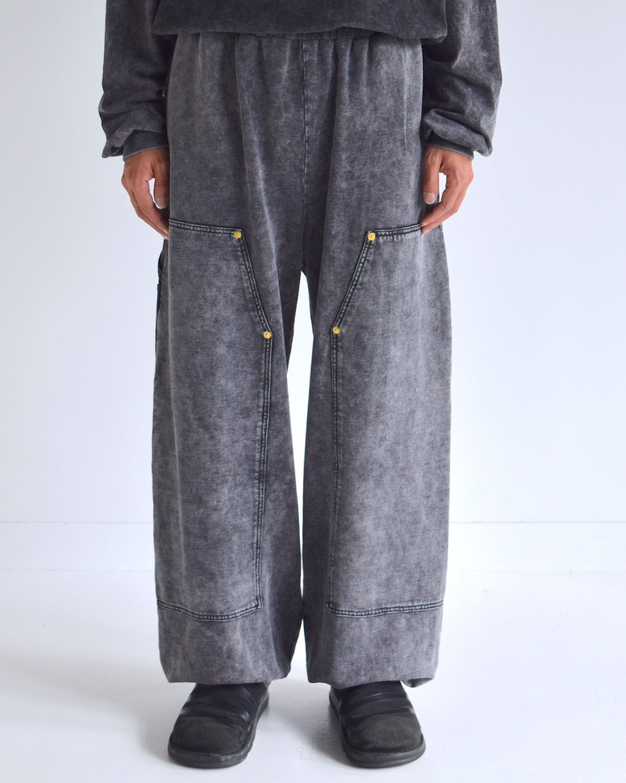 INTODUSK / EASY DOUBLE KNEE - WASHED BLACK