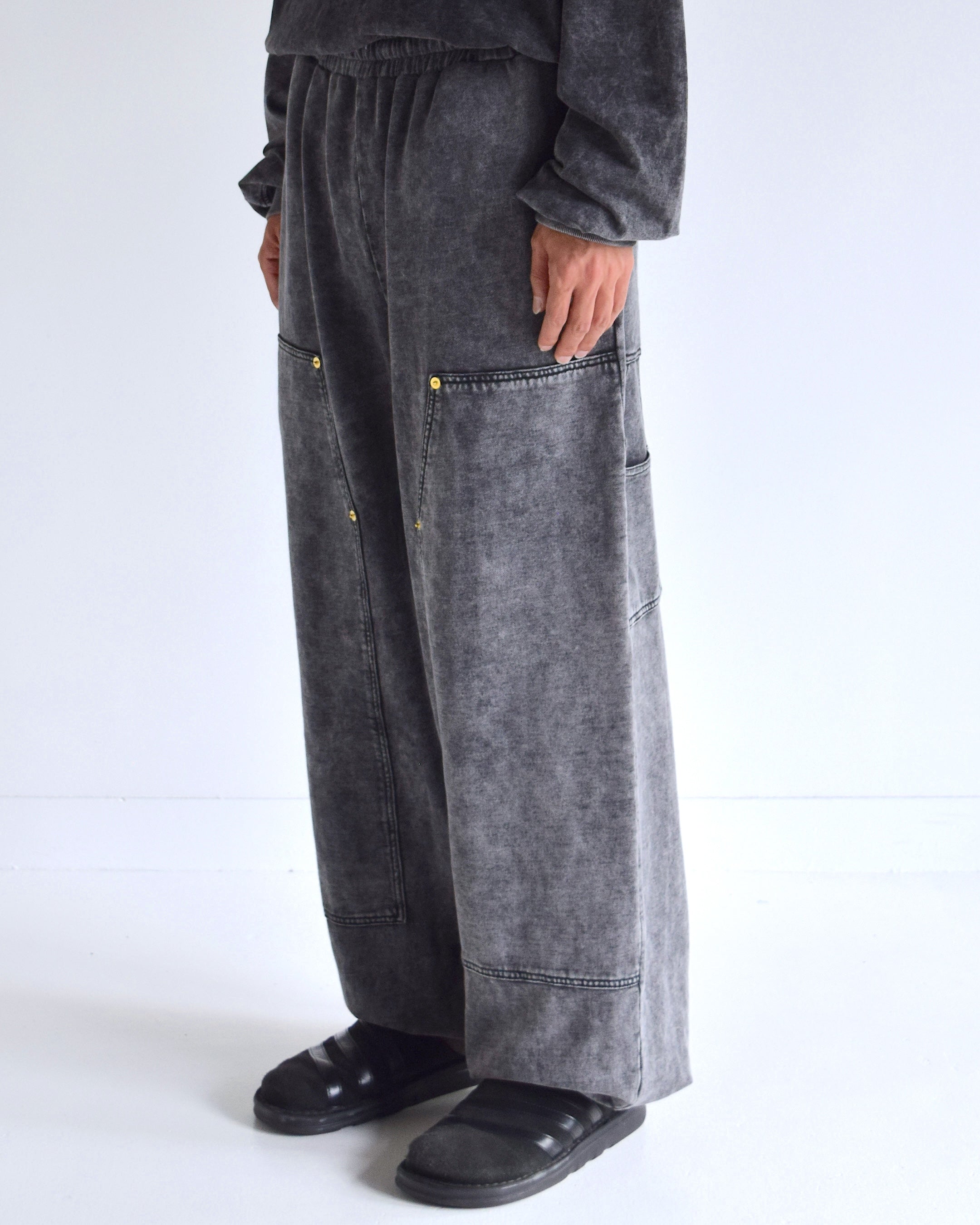 INTODUSK / EASY DOUBLE KNEE - WASHED BLACK