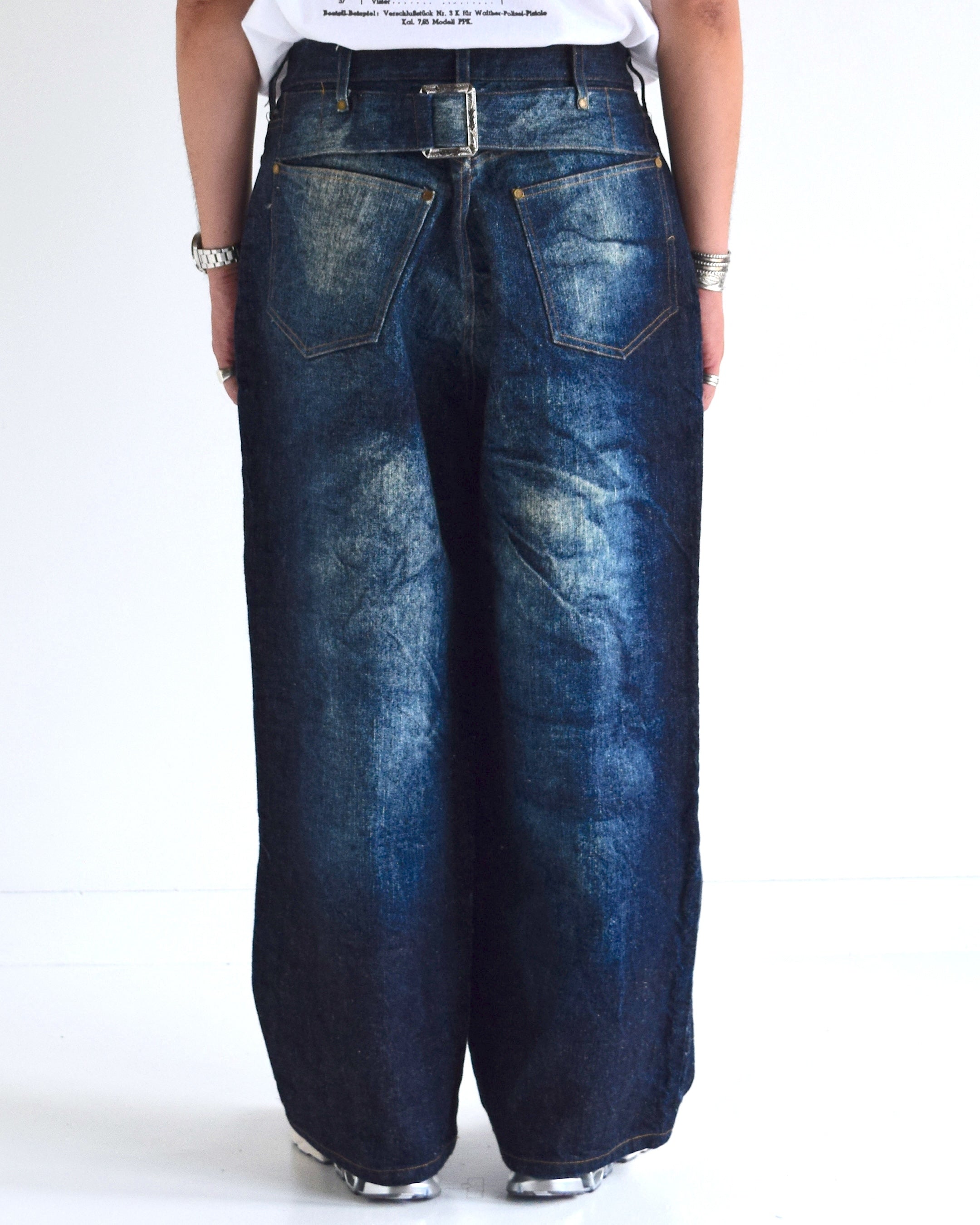 LES SIX / Patriots Denim Pants - INDIGO