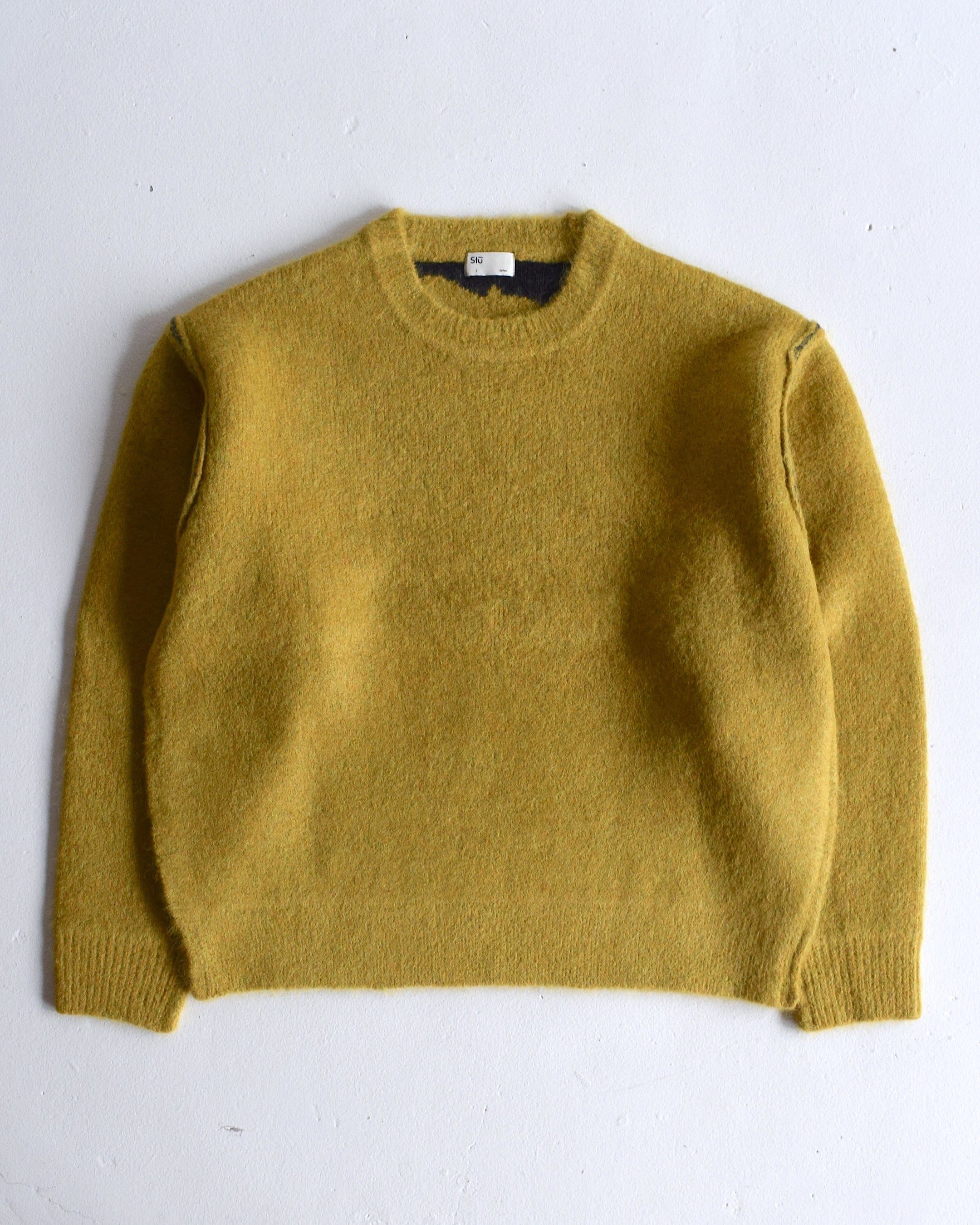 satou / "flower knit" - karashi