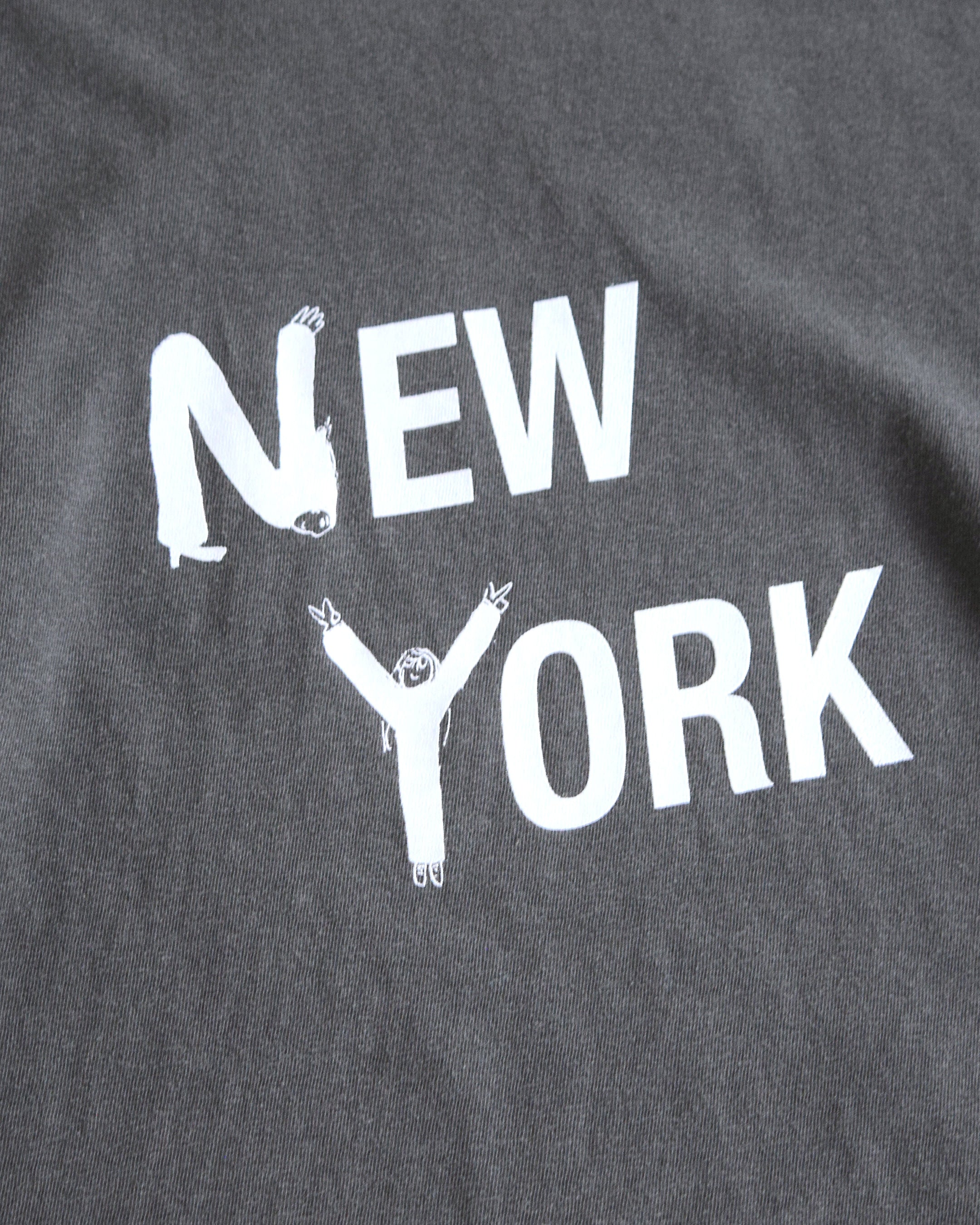 TODAY edition / NEW YORK LS Tee - CHARCOAL