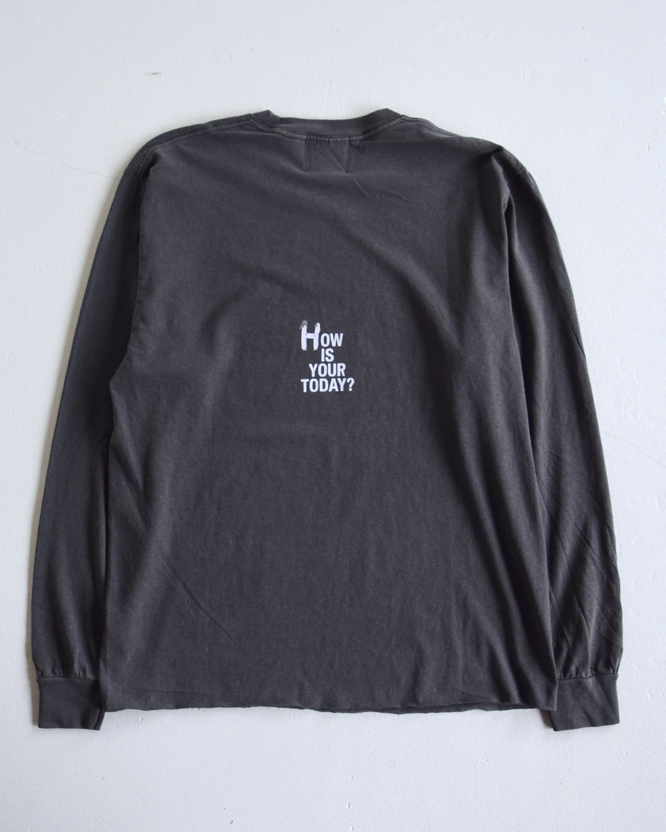 TODAY edition / NEW YORK LS Tee - CHARCOAL