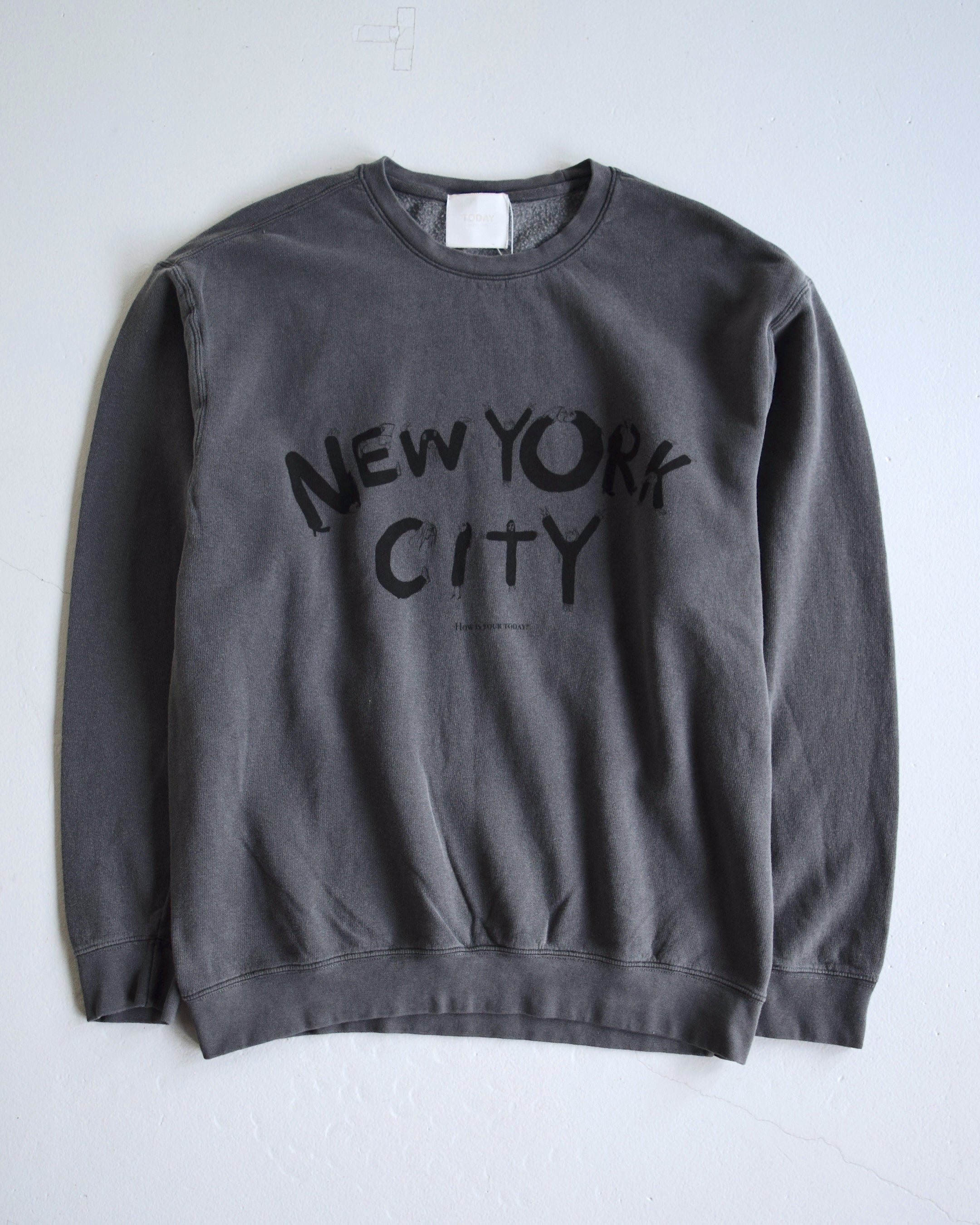 TODAY edition / "NYC" CN Sweat - CHARCOAL