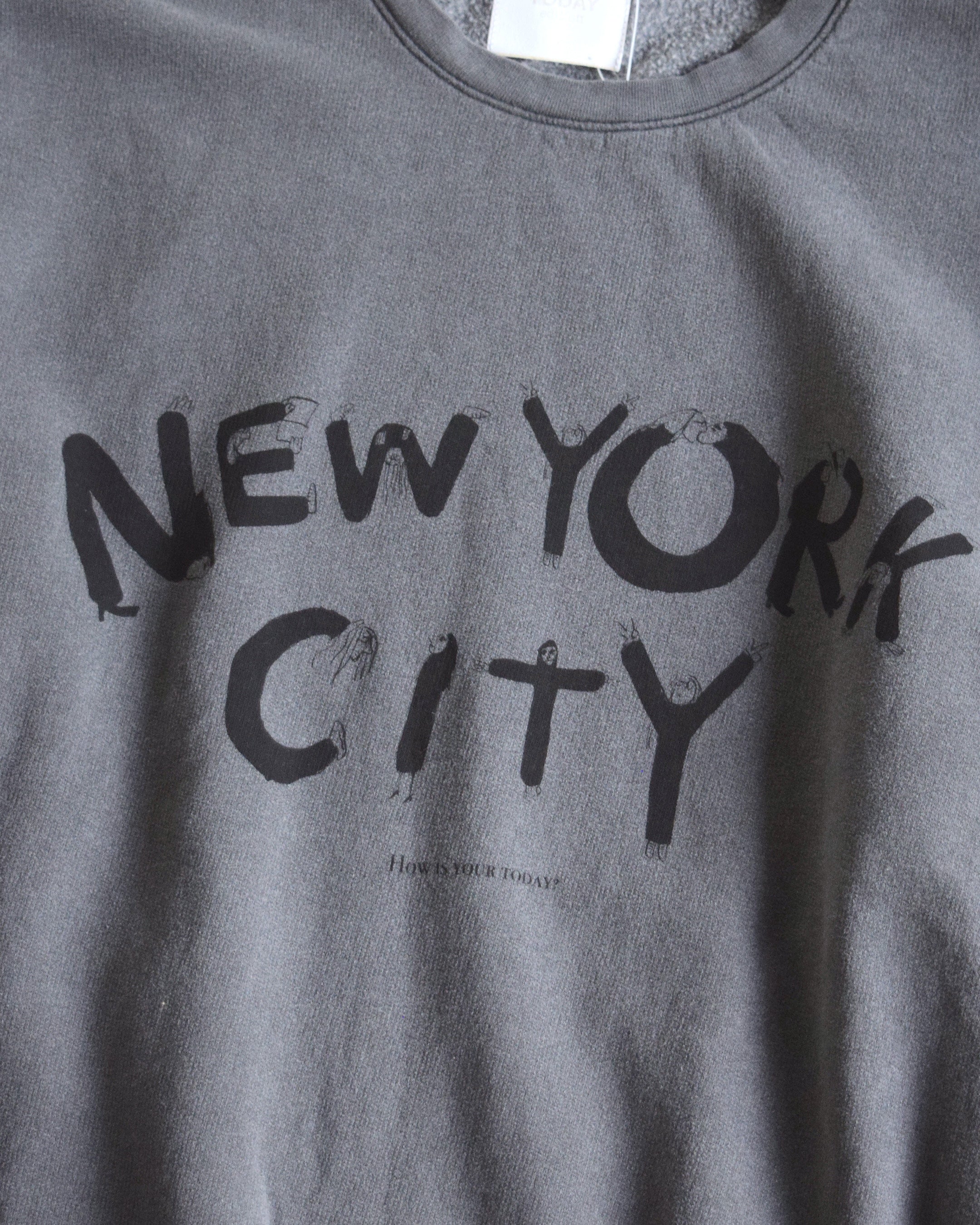 TODAY edition / "NYC" CN Sweat - CHARCOAL