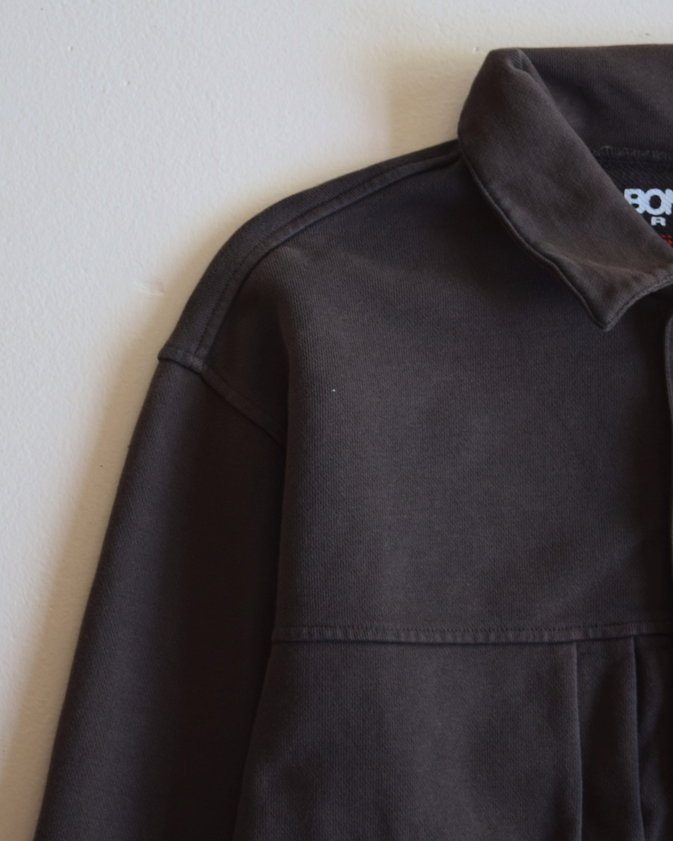 BONKNOW FREAKS / SWEAT TRUCKER JACKET - WASHED BLACK