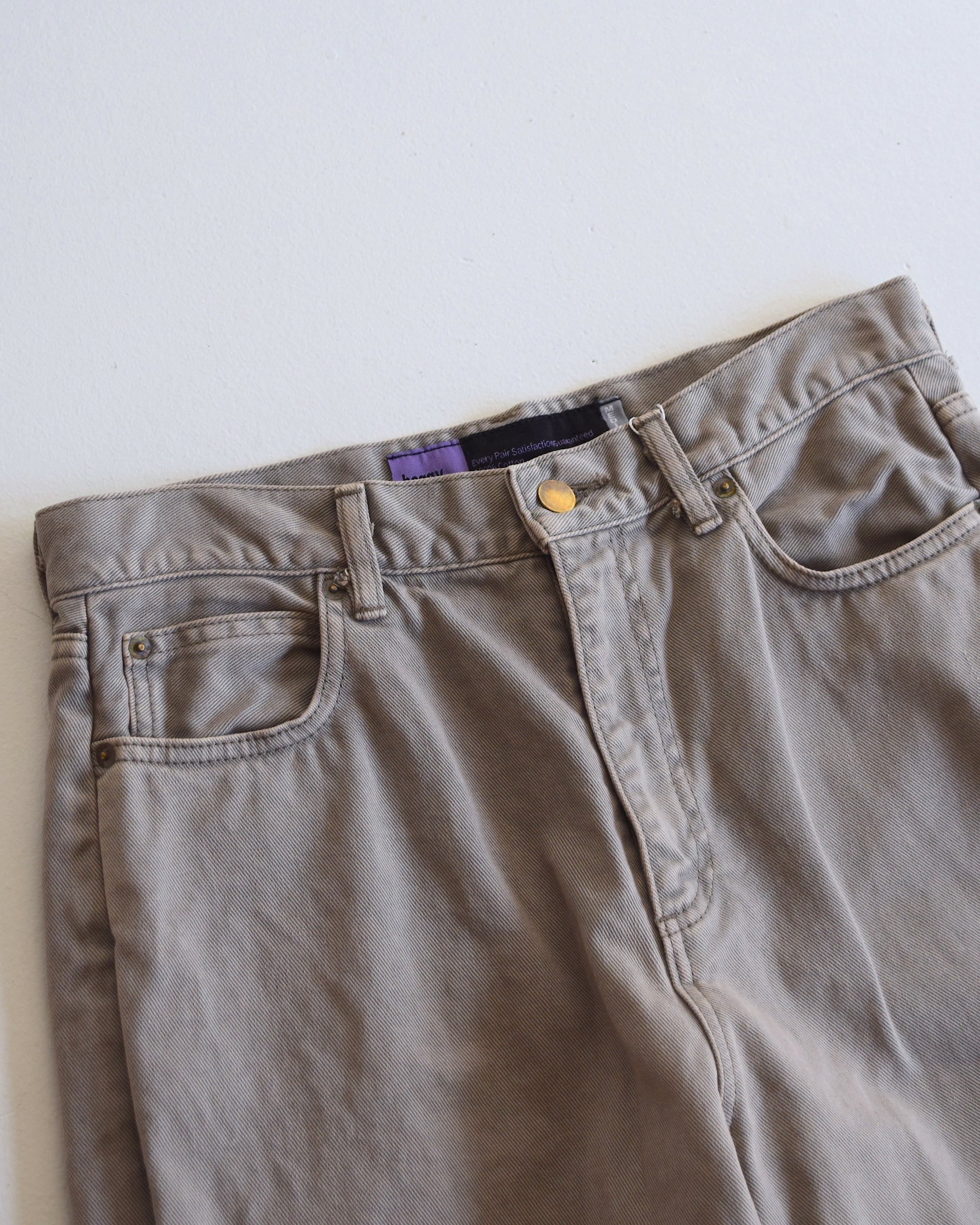FIFTH GENERAL STORE / Knee Pleated Baggy Pants - Gray