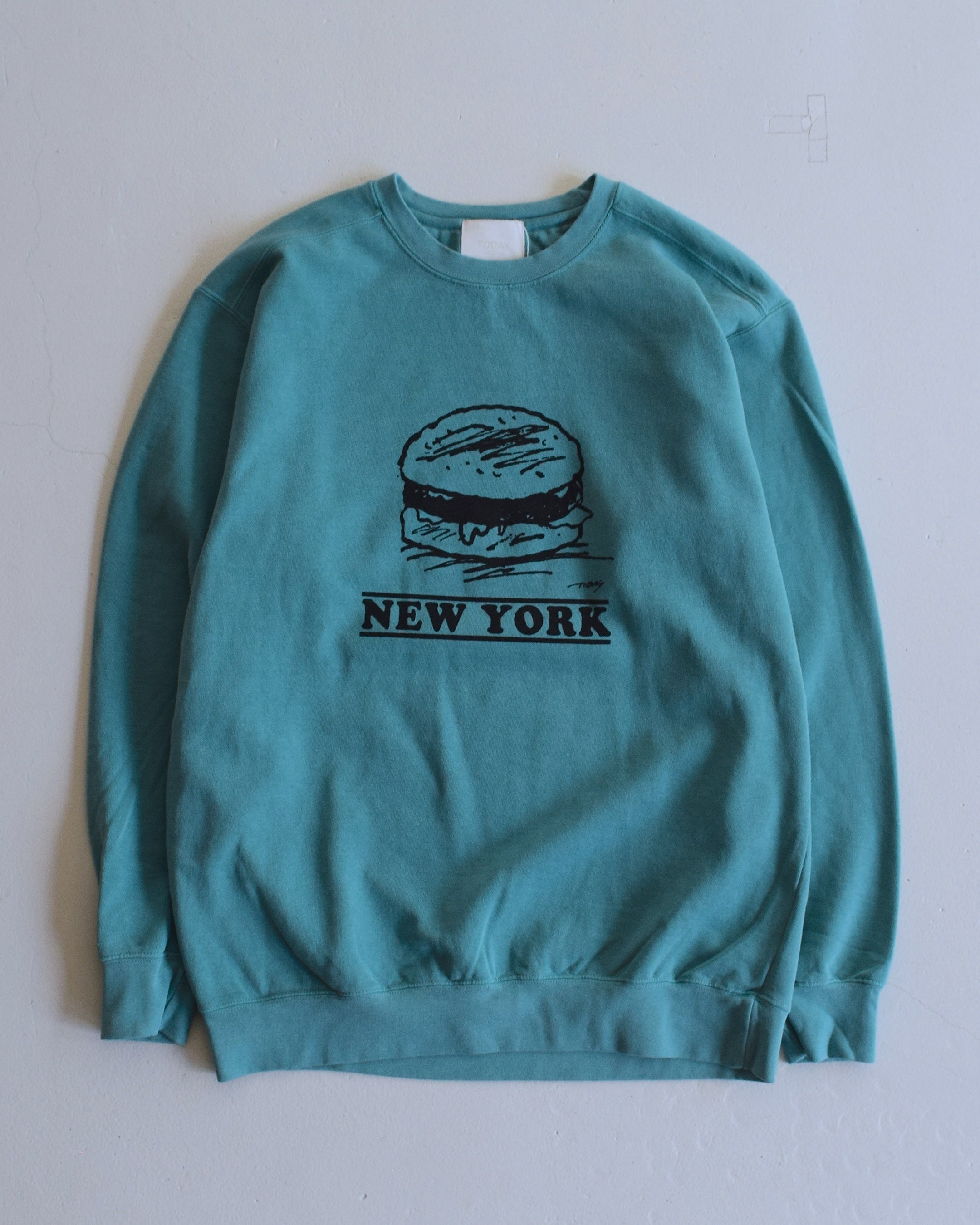TODAY edition / Meal and City #01 CN Sweat - TURQUOISE