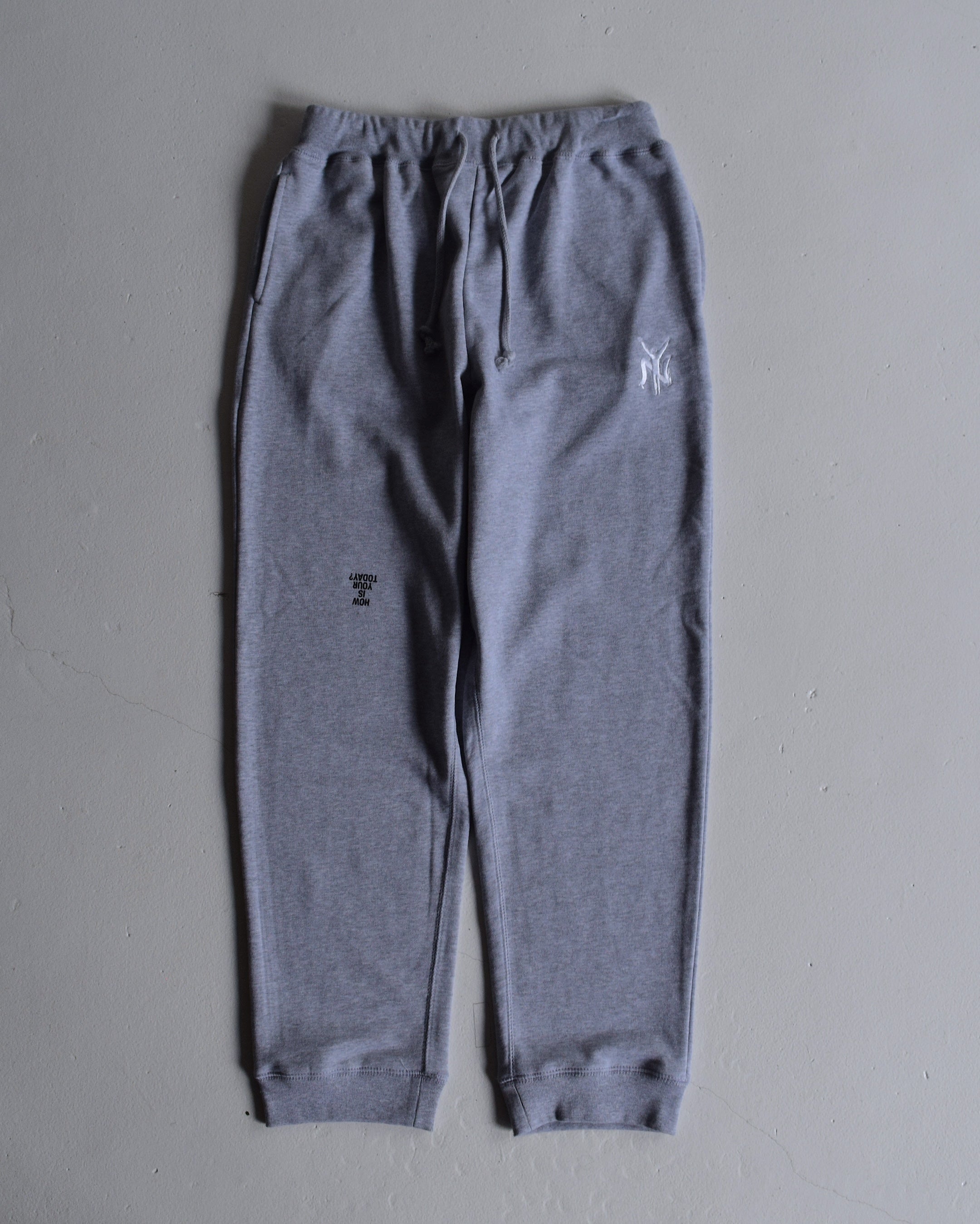 TODAY edition / NY Pile Sweat Pants - GRAY