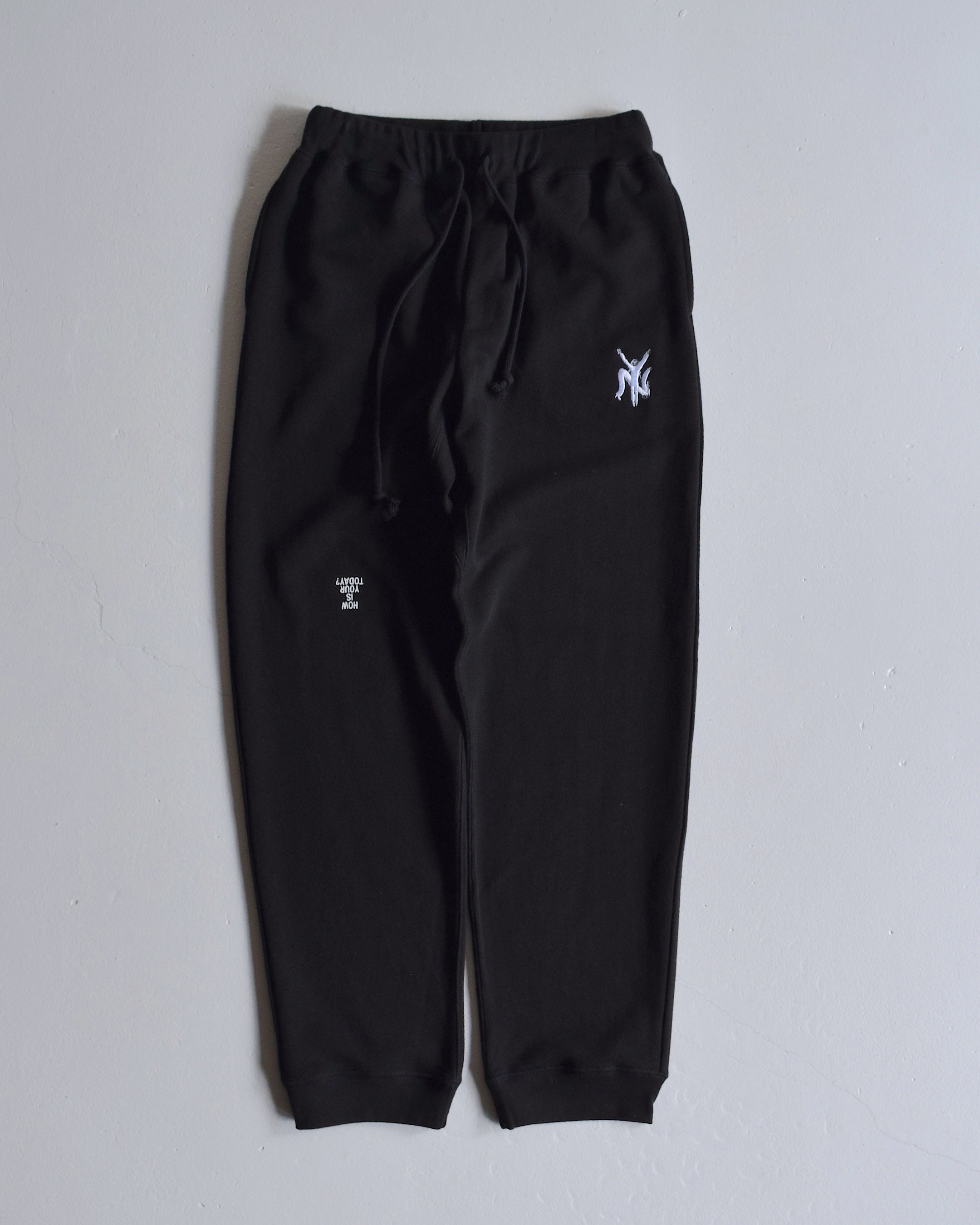 TODAY edition / NY Pile Sweat Pants - BLACK