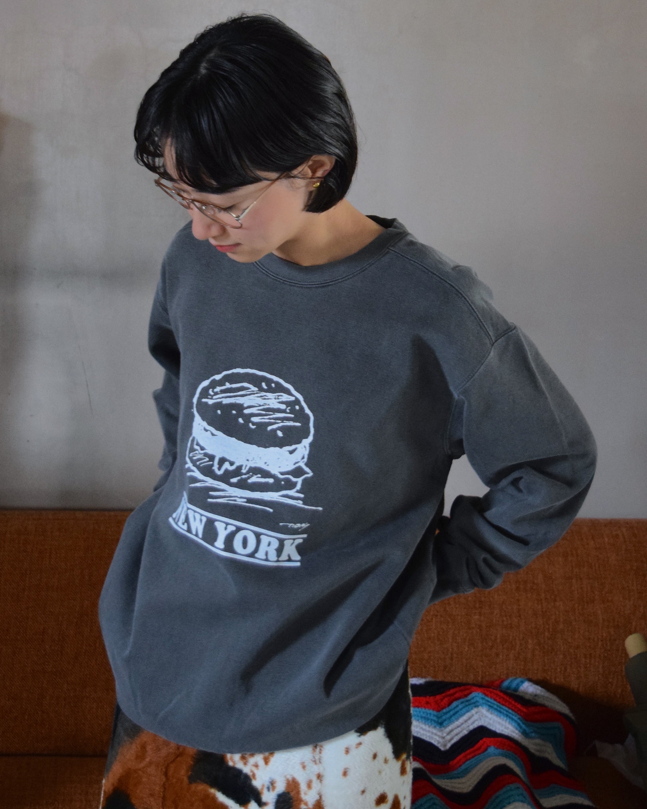 TODAY edition / Meal and City #01 CN Sweat - CHARCOAL