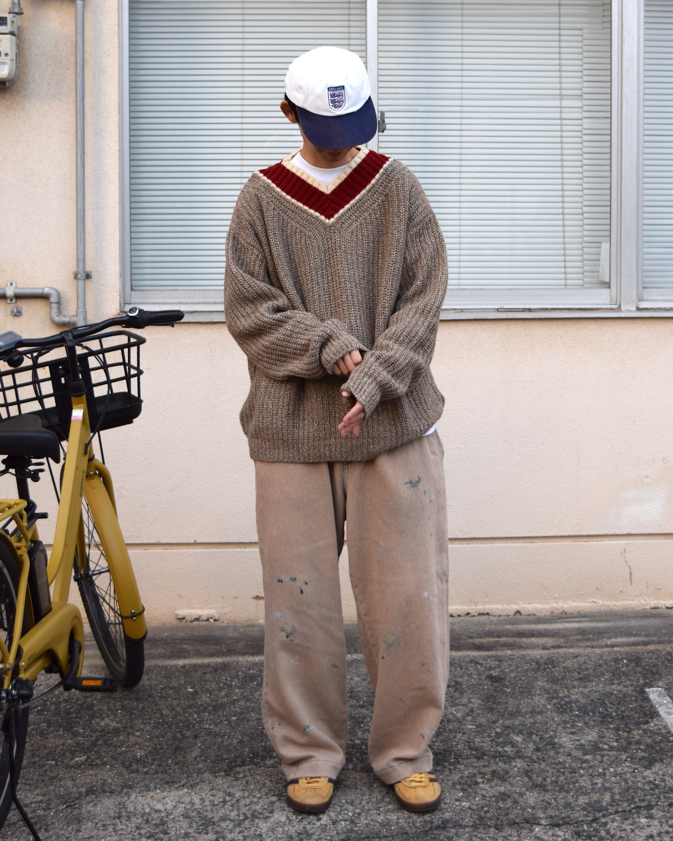 nakedgauge / WILD NATURE YARN ‘HOMIE’ SWEATER - TERRACOTTA