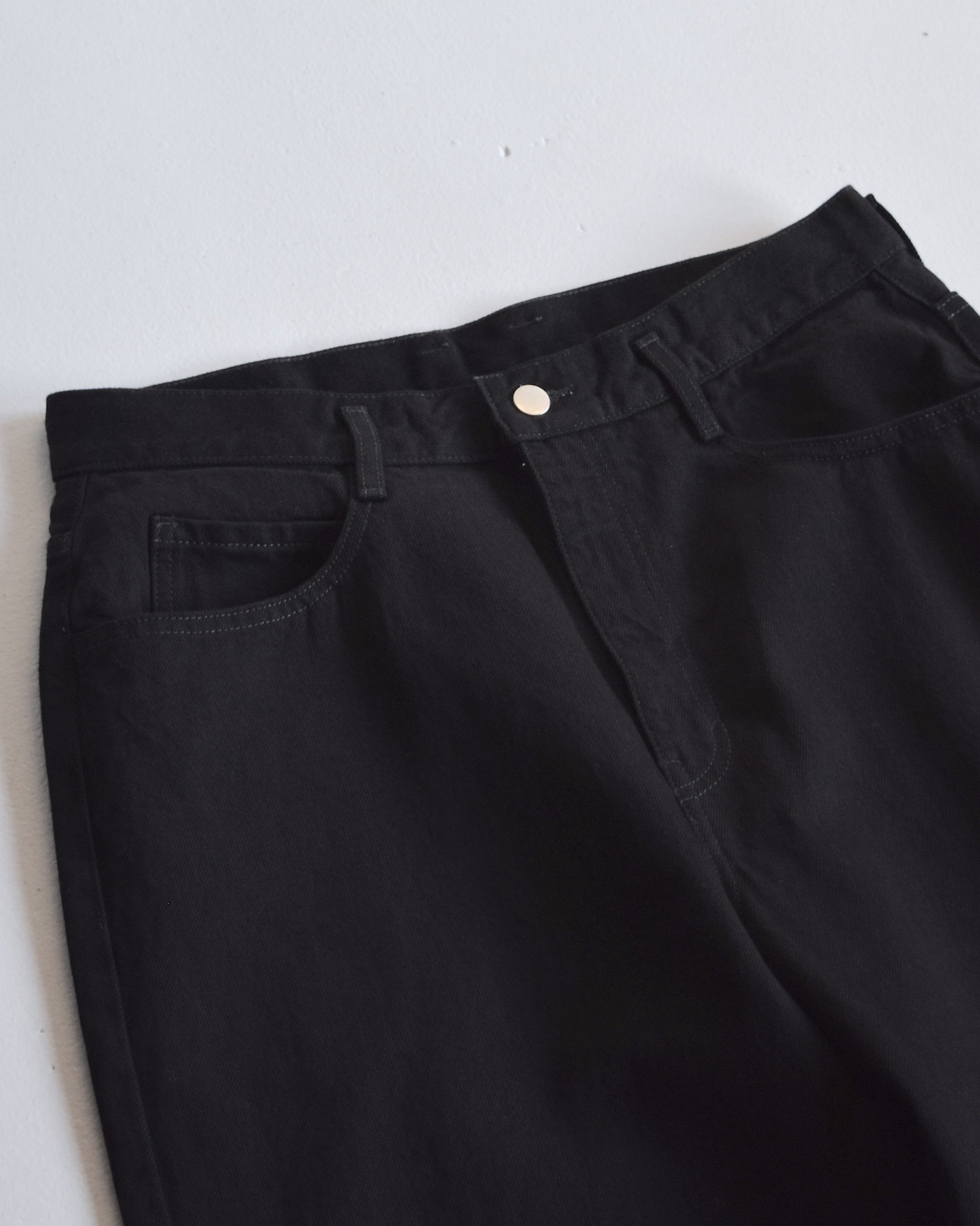 nakedgauge / ONE WASH BLACK DENIM ROBERTS - BLACK