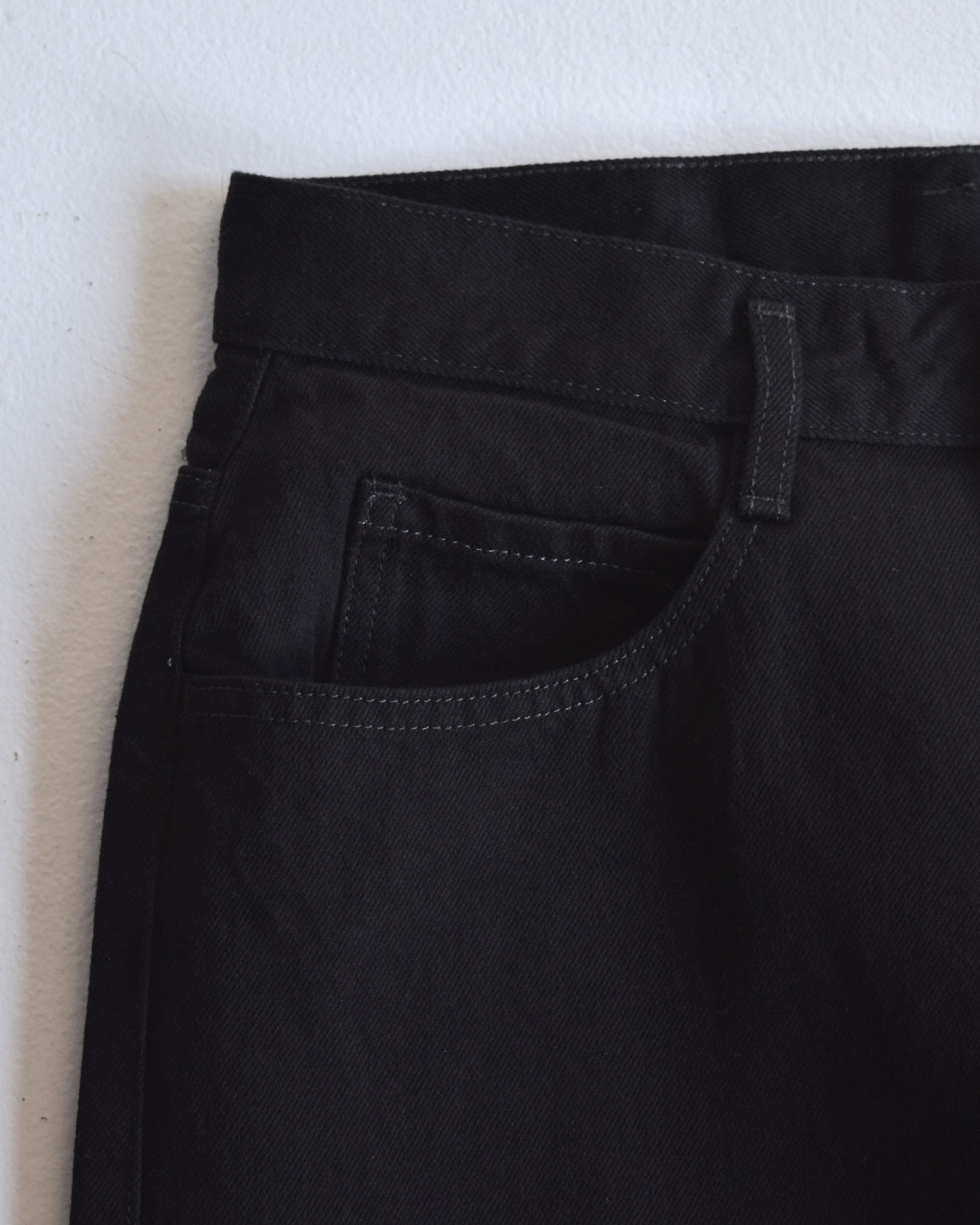 nakedgauge / ONE WASH BLACK DENIM ROBERTS - BLACK